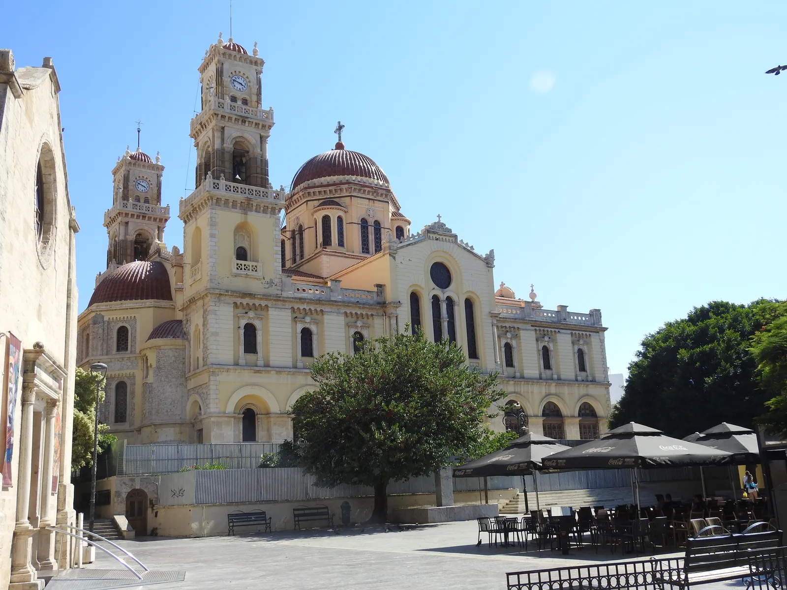 Main view at Saint Minas Holy Cathedral Heraklion — travel photo