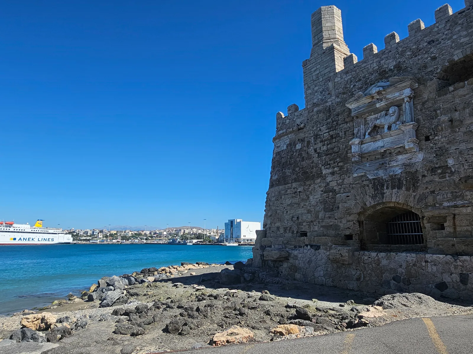 Interior at Venetian Fortress of Koules Heraklion — travel photo