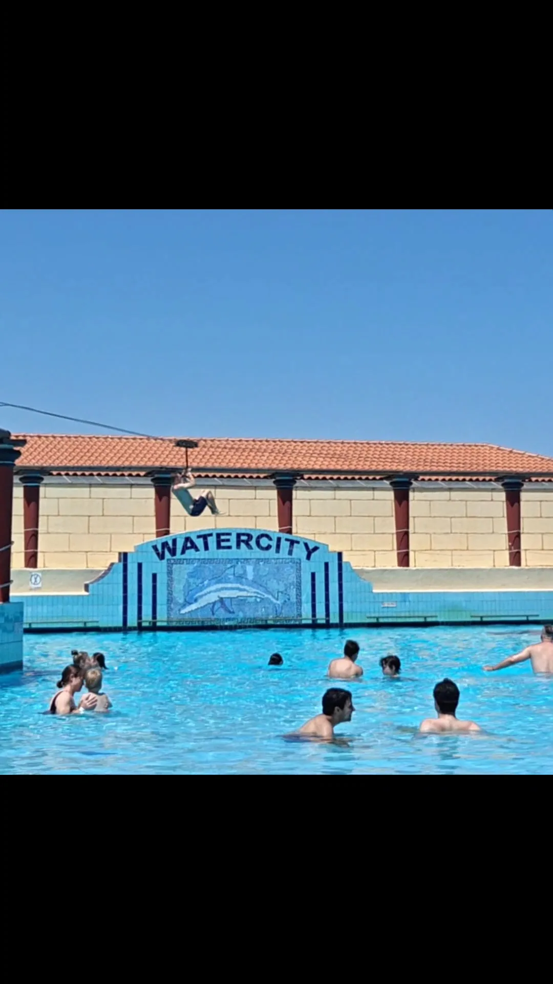 Atmosphere at Watercity Waterpark Crete Heraklion — travel photo