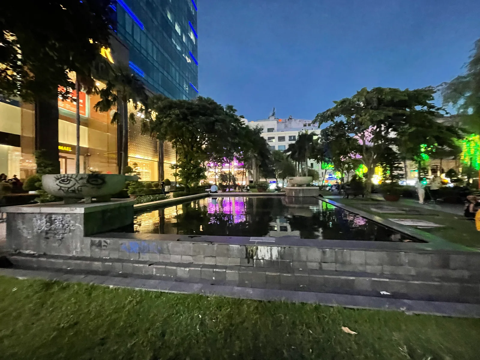 Details at Chi Lang Park Ho Chi Minh City — travel photo
