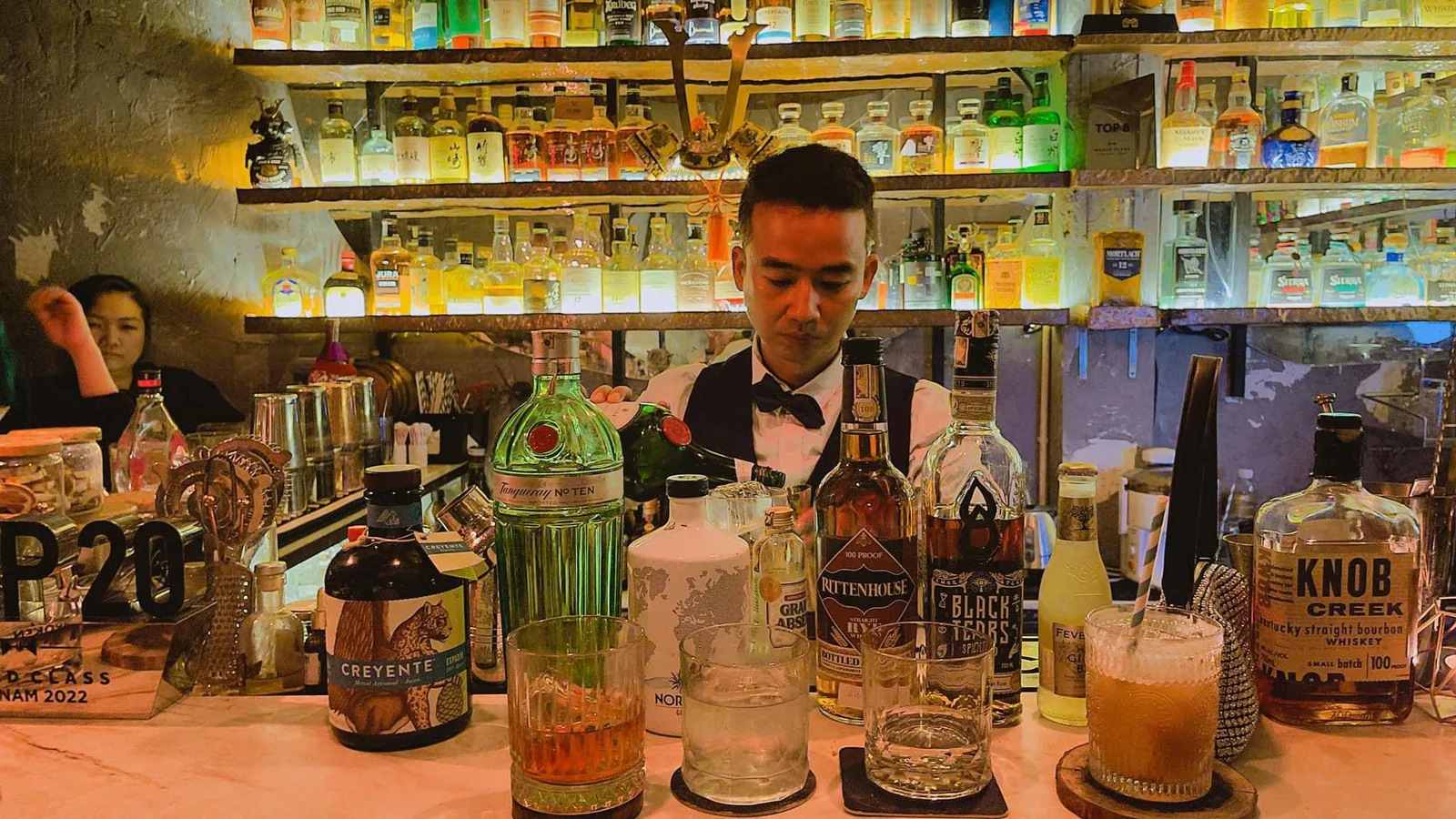 Main view at CLIMB - Hidden Cocktails Bar Ho Chi Minh City — travel photo