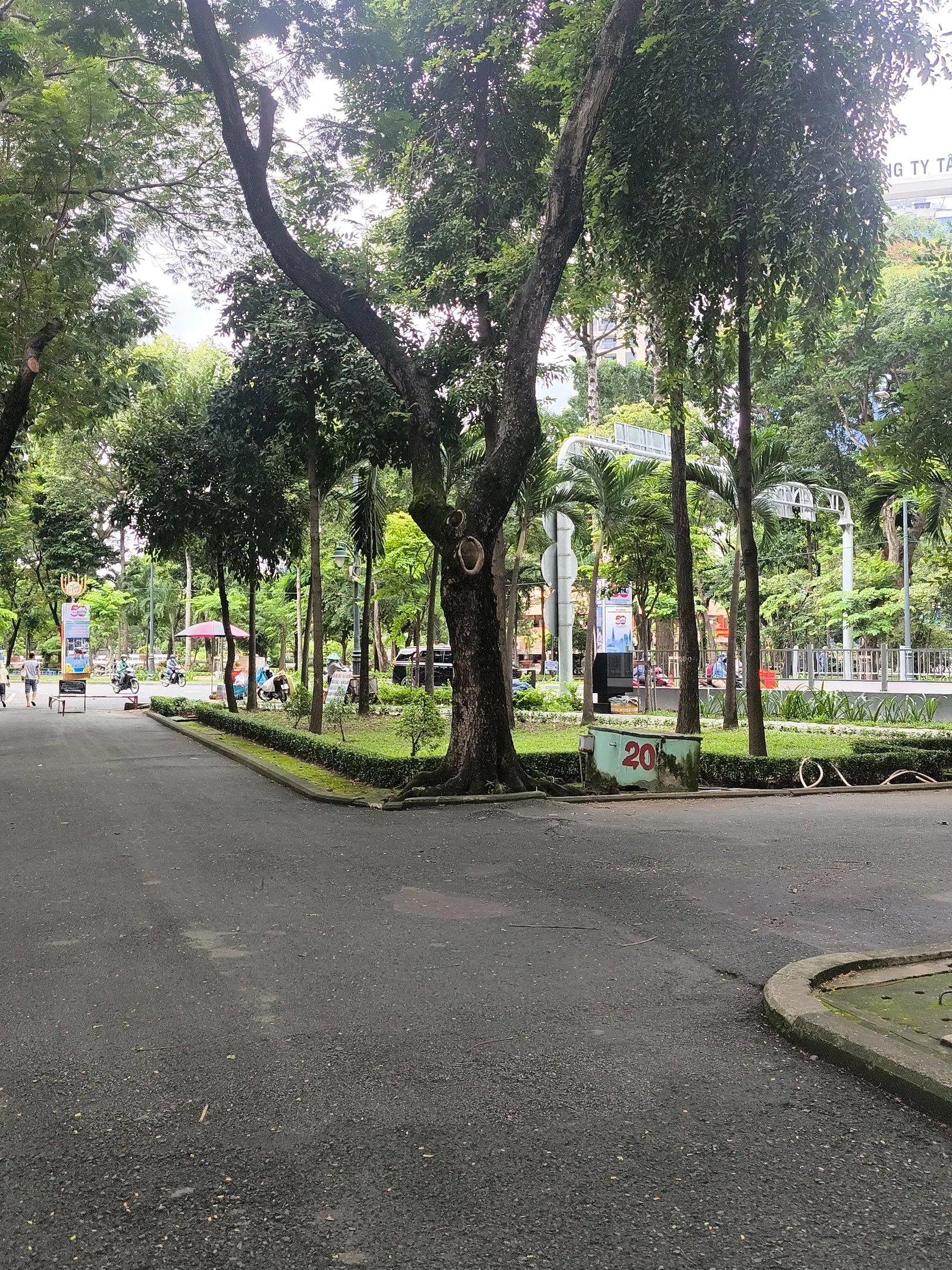 Details at Hoang Van Thu Park Ho Chi Minh City — travel photo