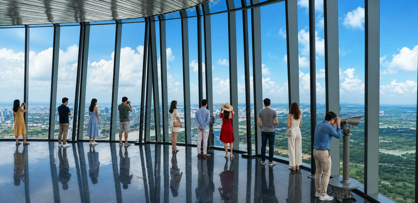 Atmosphere at Landmark 81 Ho Chi Minh City — travel photo