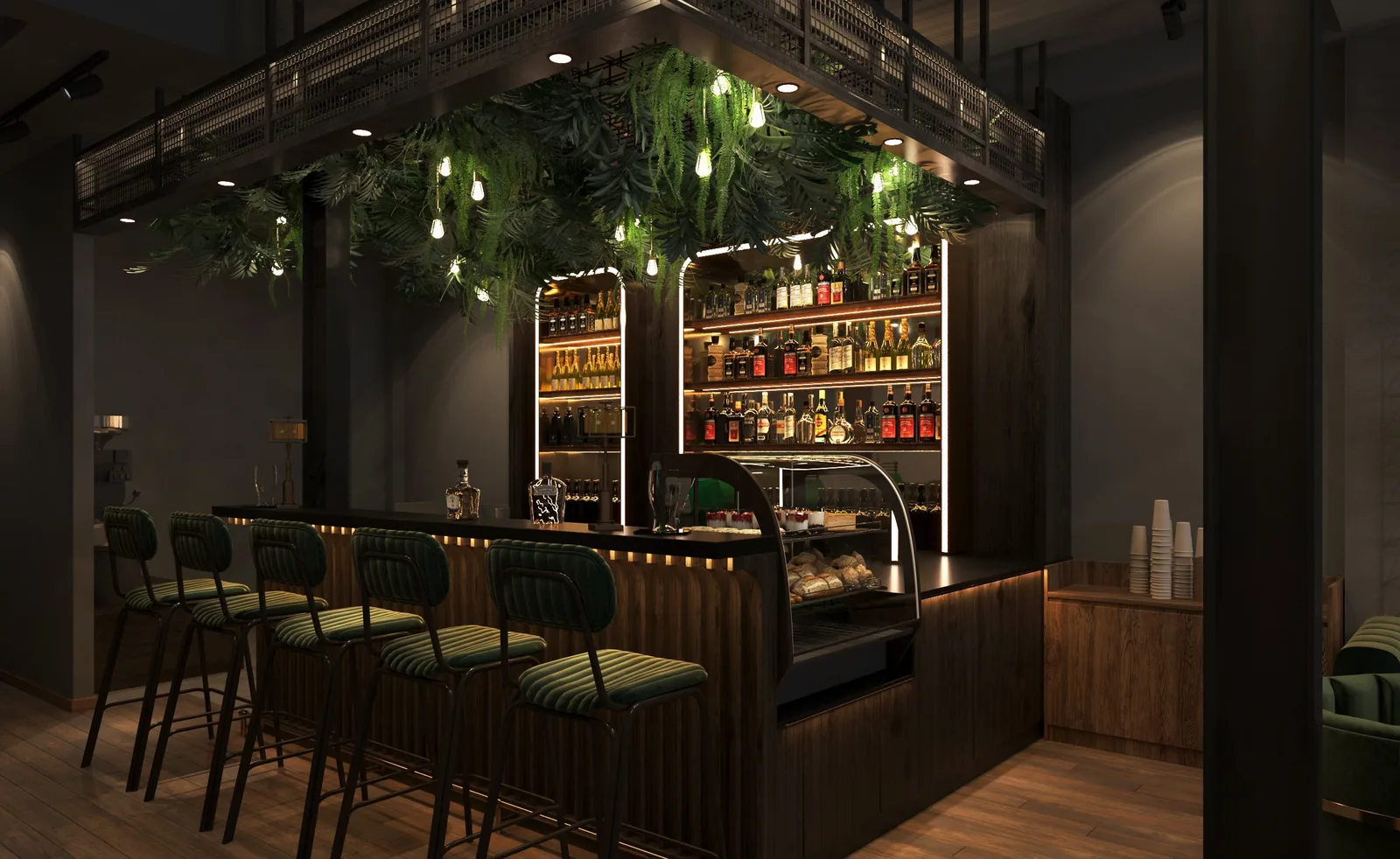 Interior at Mingles Hidden Cocktail Bar Ho Chi Minh City — travel photo