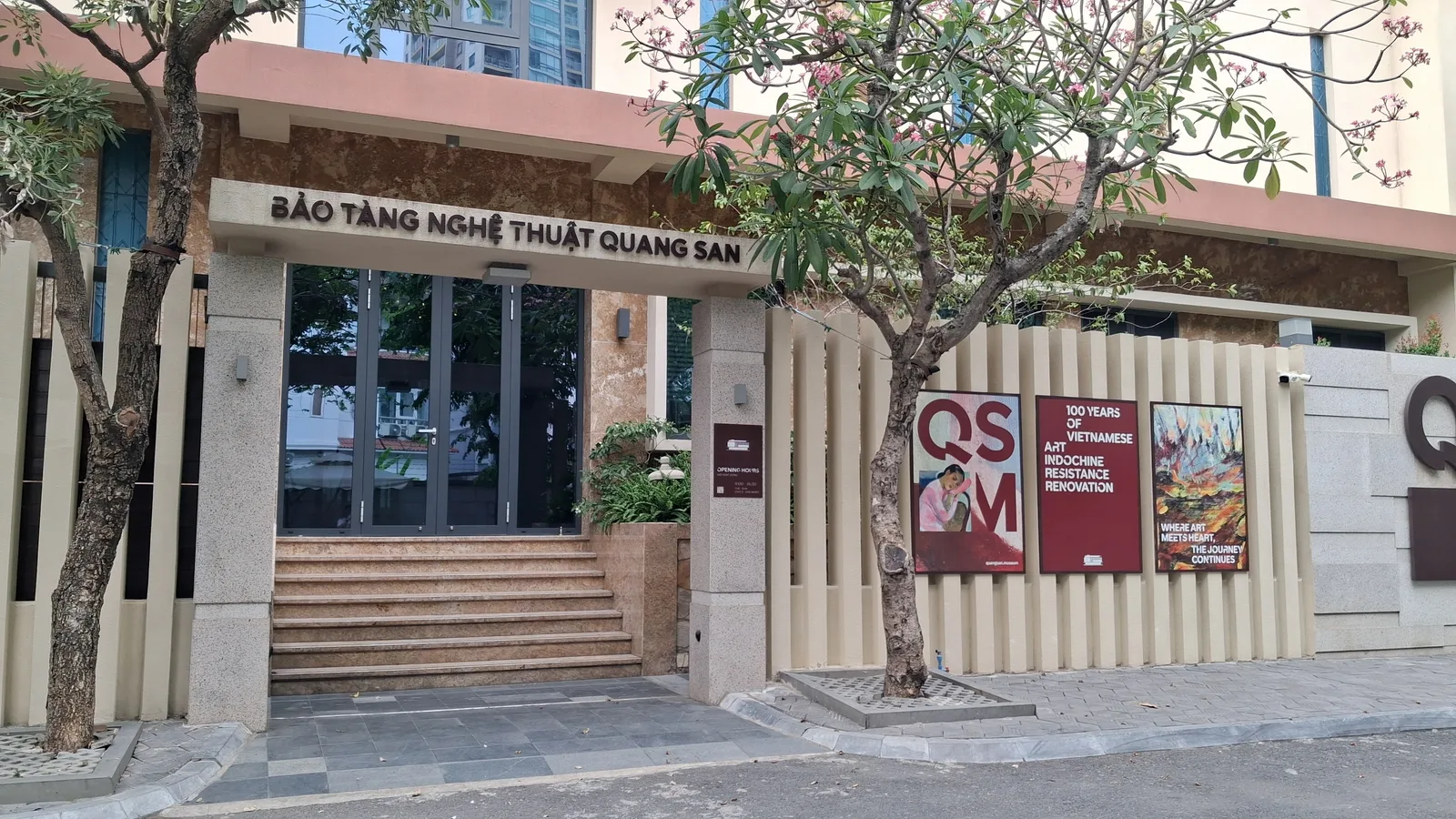 Interior at Quang San Art Museum Ho Chi Minh City — travel photo