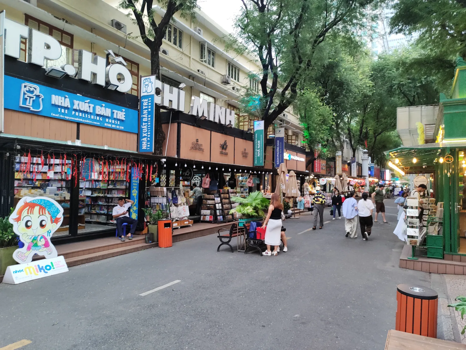 Main view at Saigon Book Street Ho Chi Minh City — travel photo