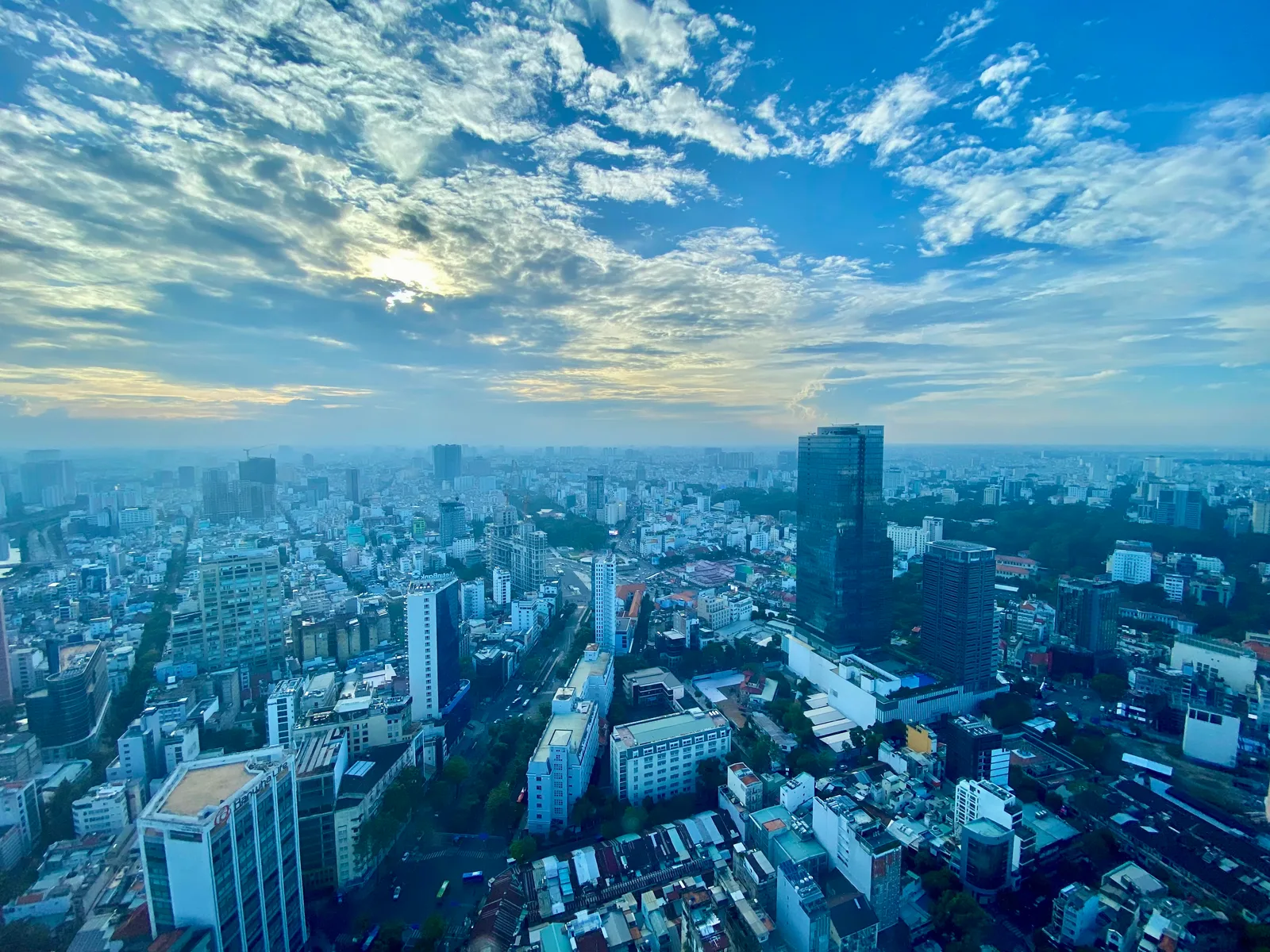 Main view at Saigon Skydeck Ho Chi Minh City — travel photo