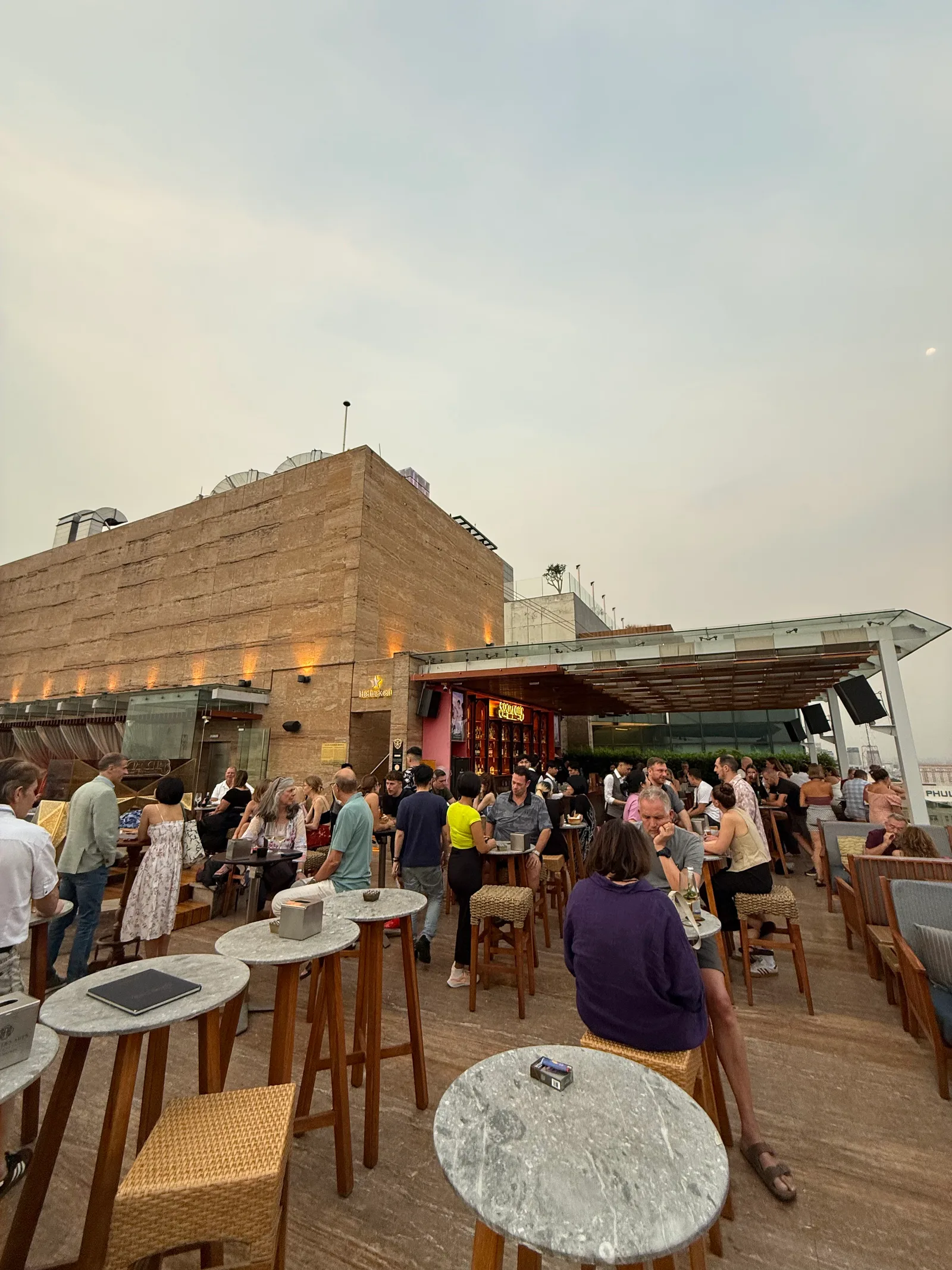 Interior at Social Club Rooftop Bar Ho Chi Minh City — travel photo