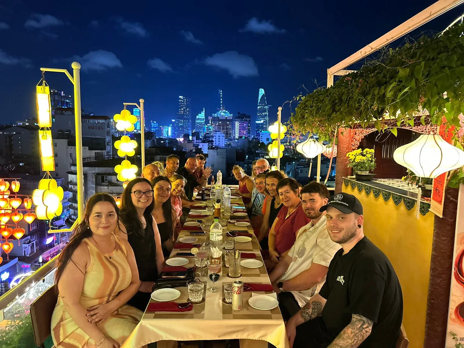 Interior at The View Rooftop Bar Ho Chi Minh City — travel photo