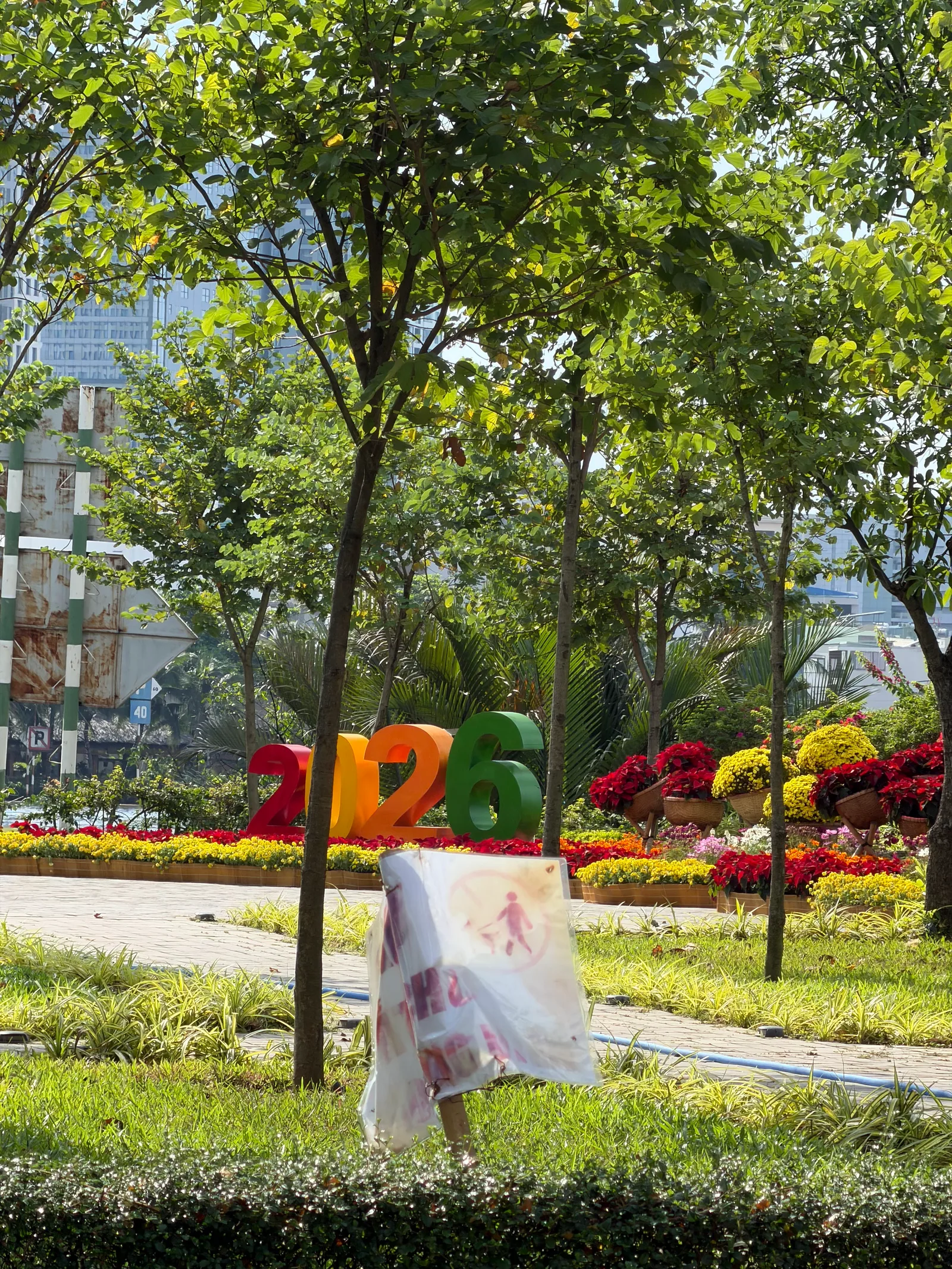 Interior at Vo Nguyen Giap Street Park Ho Chi Minh City — travel photo