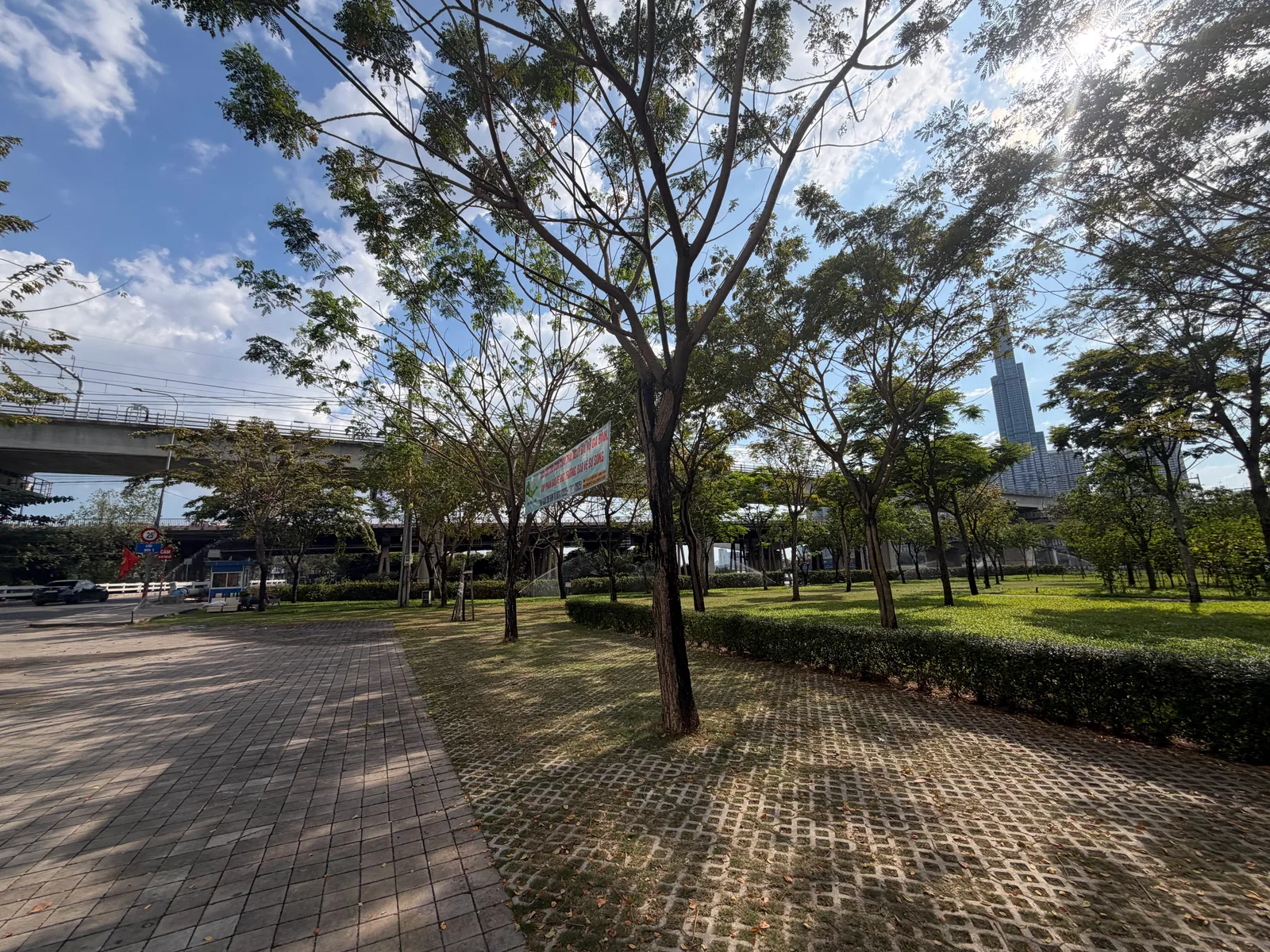Details at Vo Nguyen Giap Street Park Ho Chi Minh City — travel photo