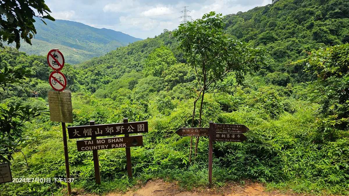 Atmosphere at Tai Mo Shan Country Park Hong Kong — travel photo