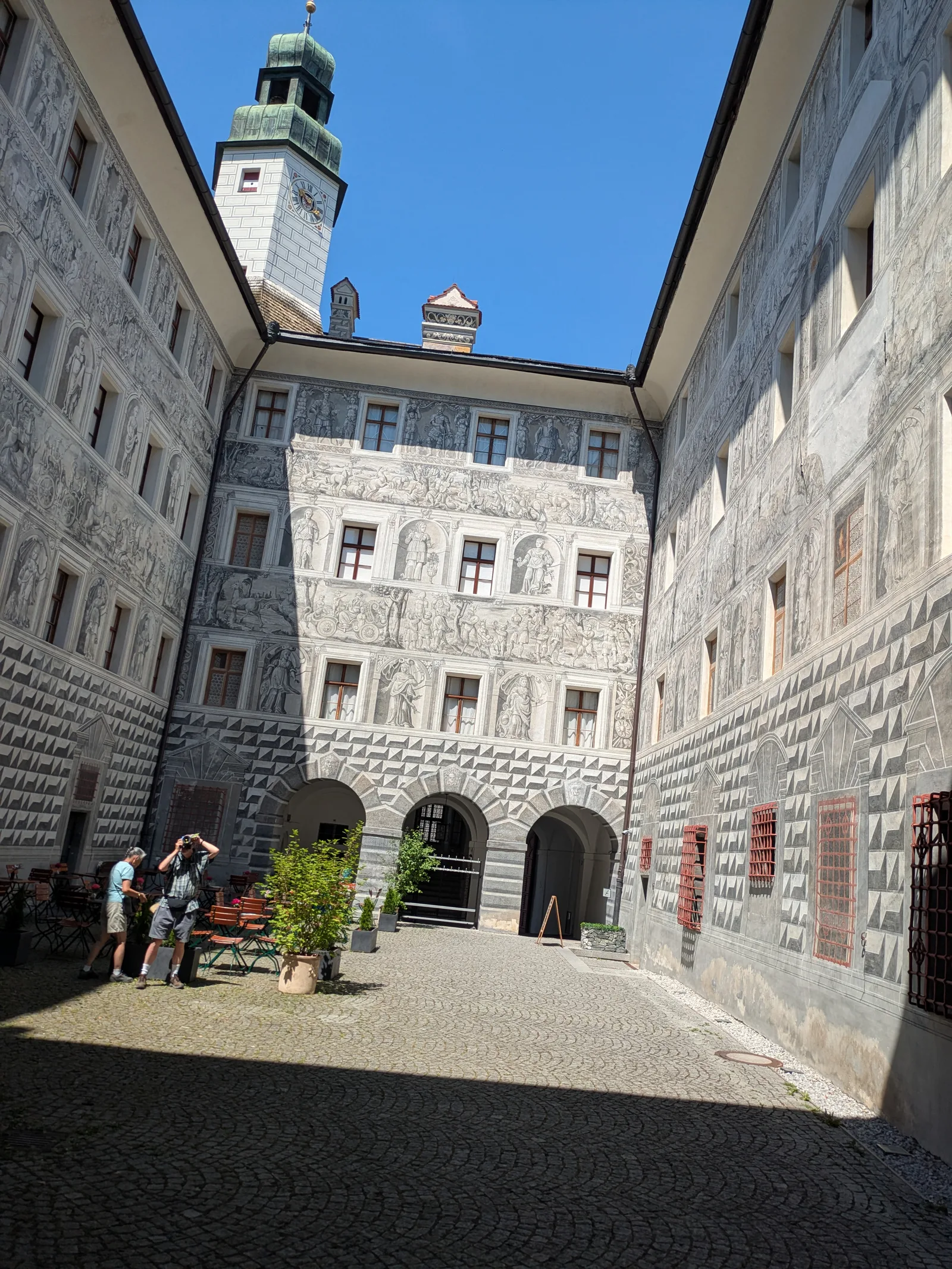 Details at Ambraser Schloss Park Innsbruck — travel photo
