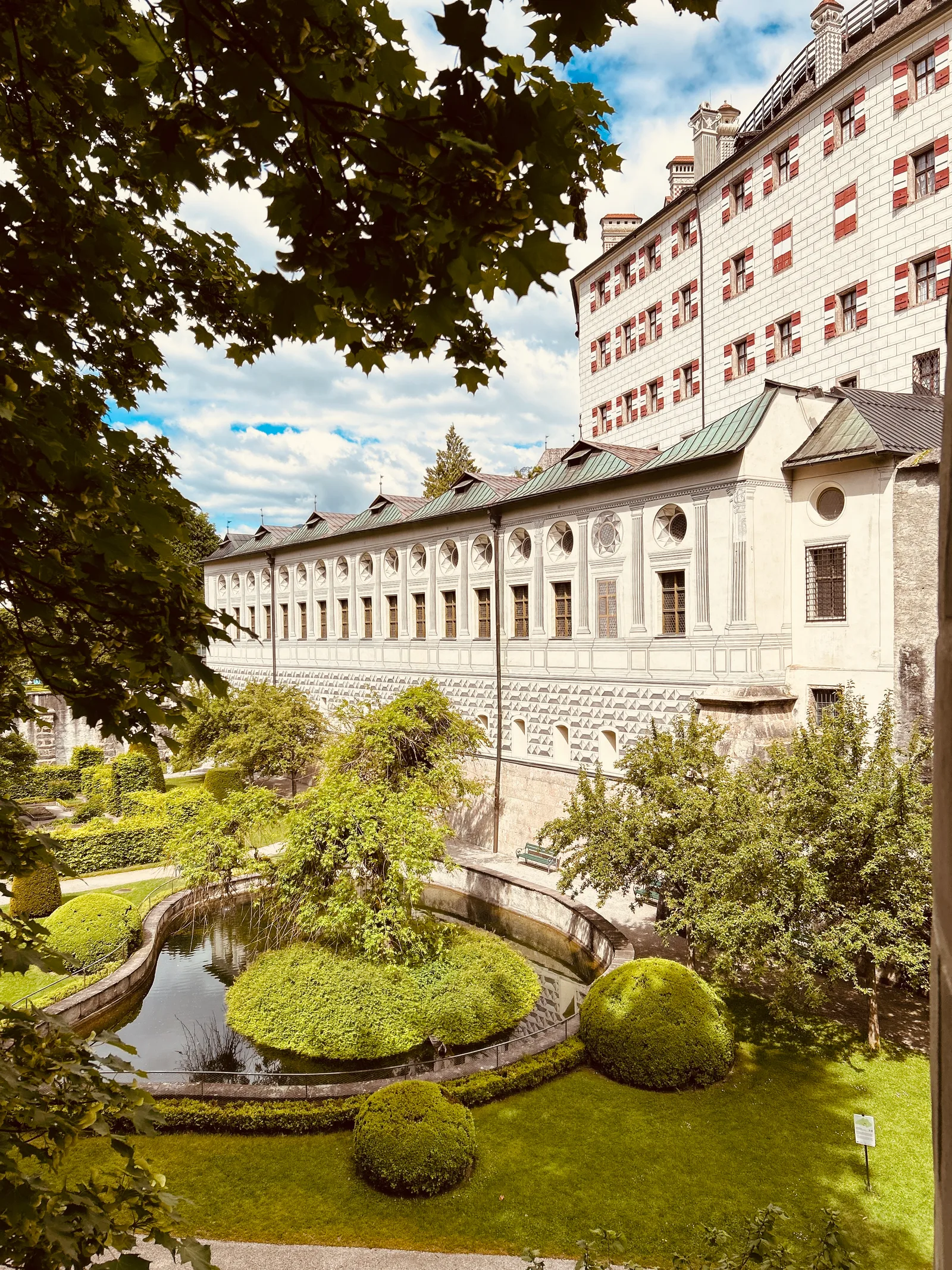 Atmosphere at Ambraser Schloss Park Innsbruck — travel photo