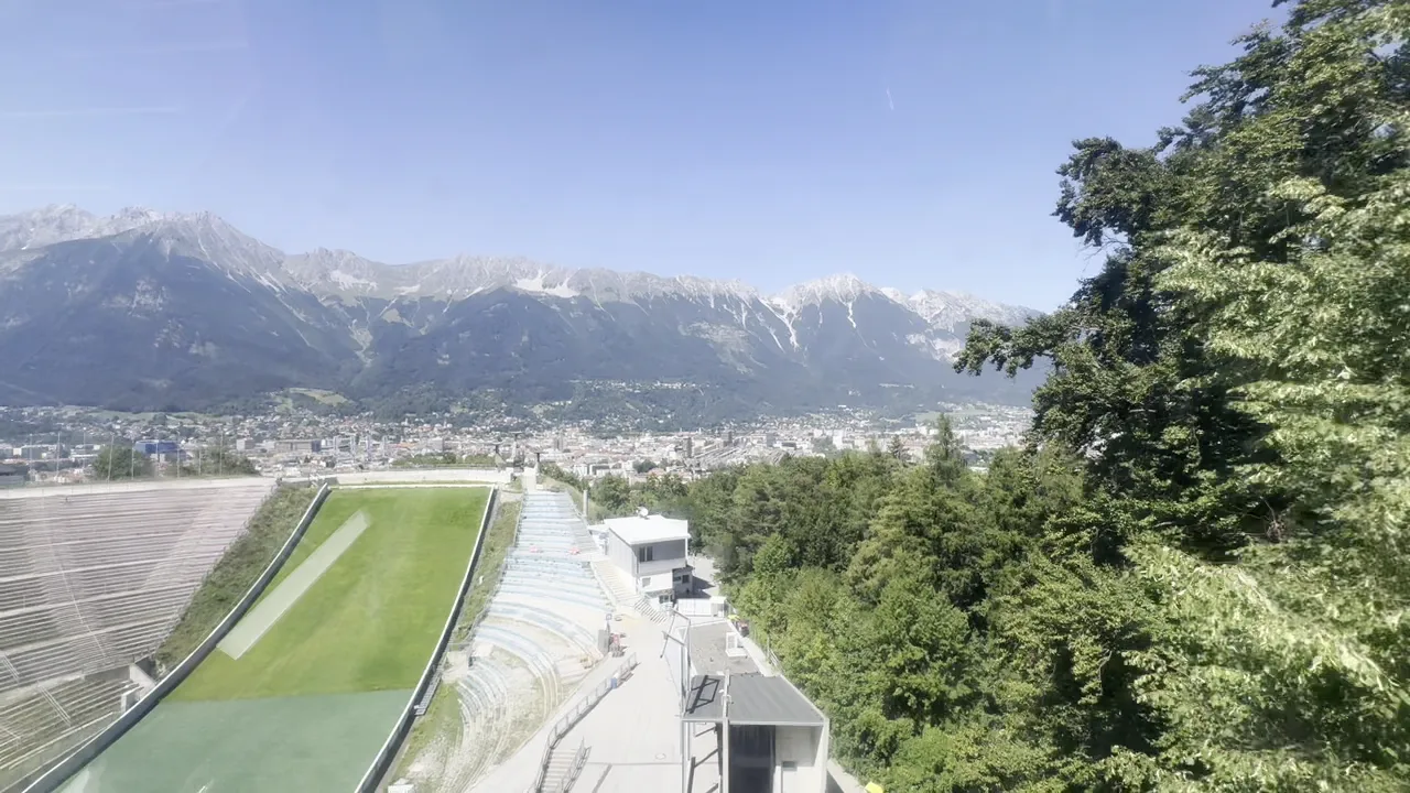 Main view at Bergisel Ski Jump Innsbruck — travel photo