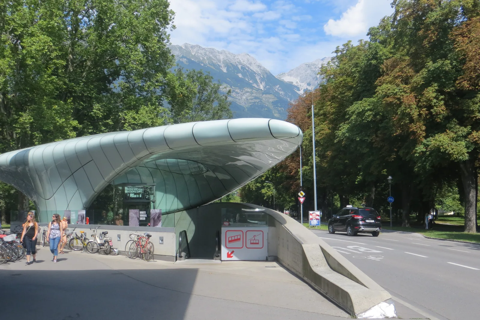 Interior at Congress (Hungerburgbahn) Innsbruck — travel photo