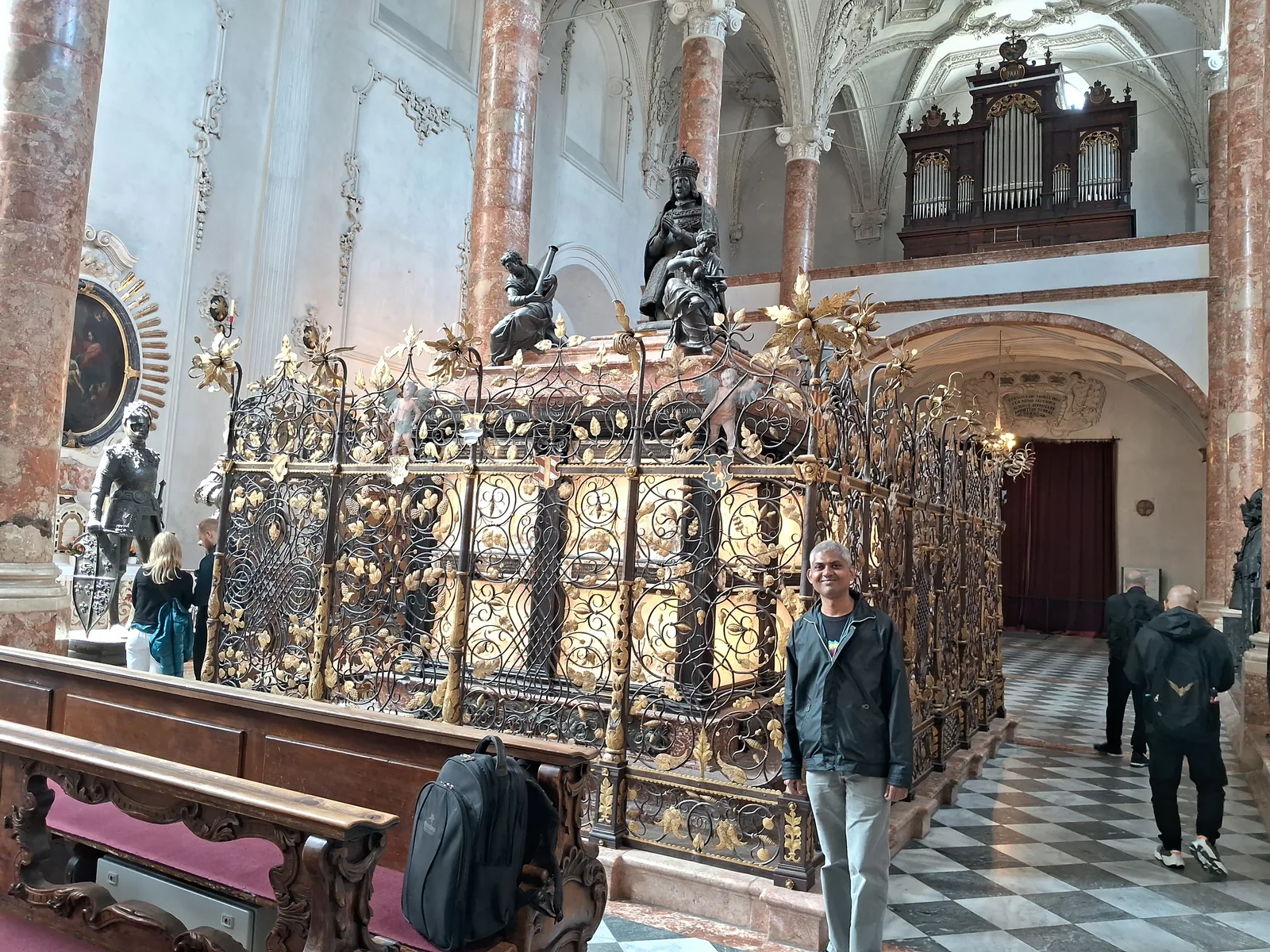 Details at Court Church Innsbruck Innsbruck — travel photo