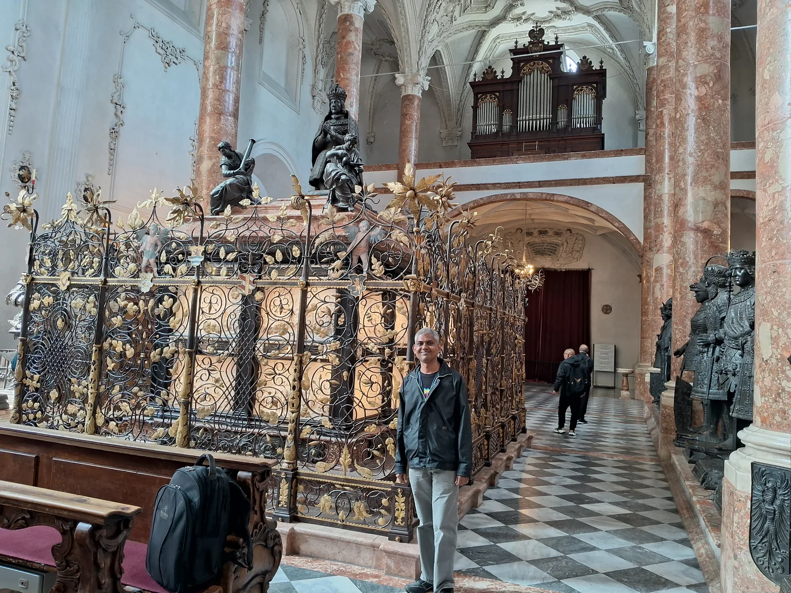 Atmosphere at Court Church Innsbruck Innsbruck — travel photo