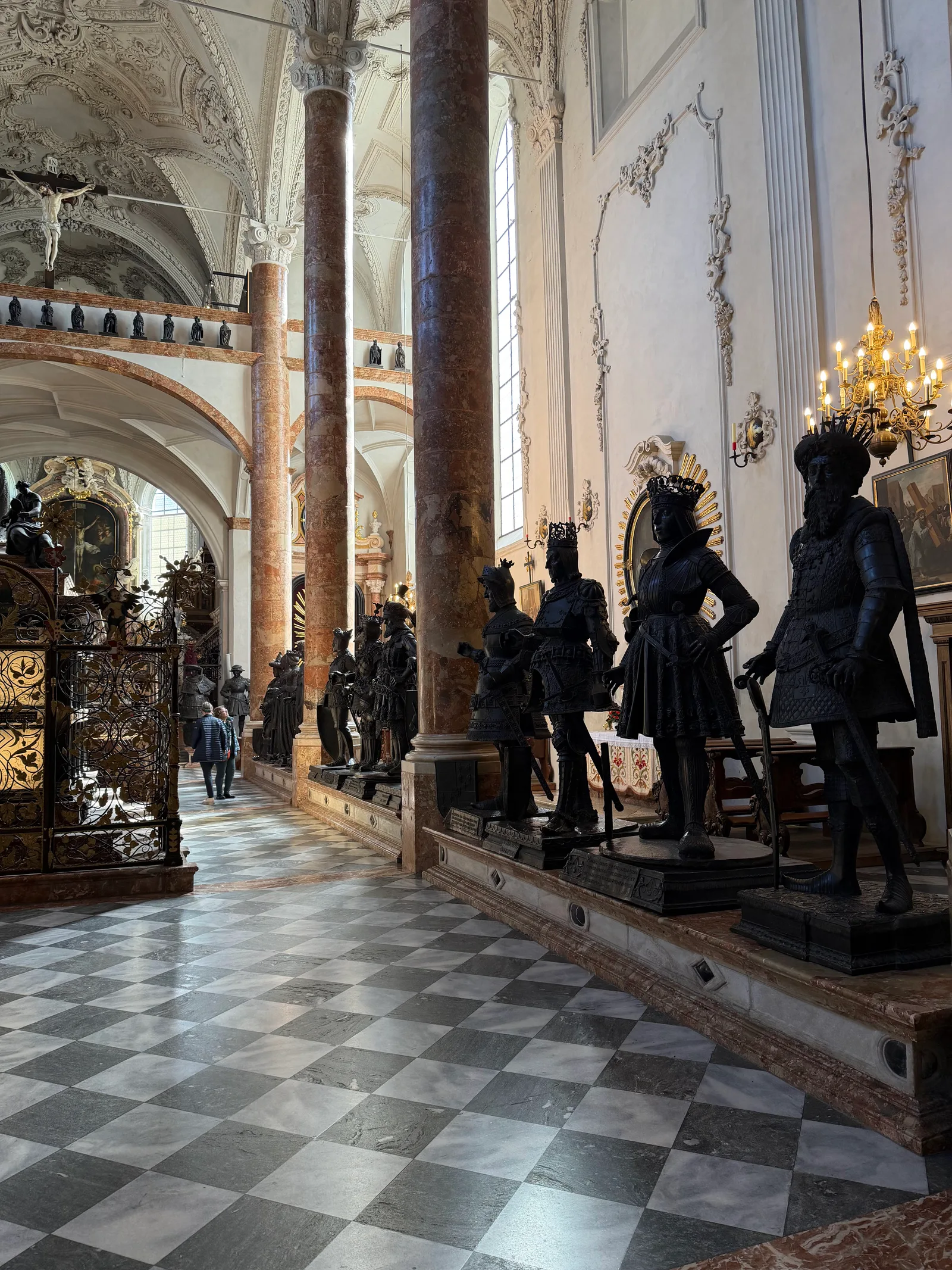 Interior at Grabmal Kaiser Maximilians I. Innsbruck — travel photo