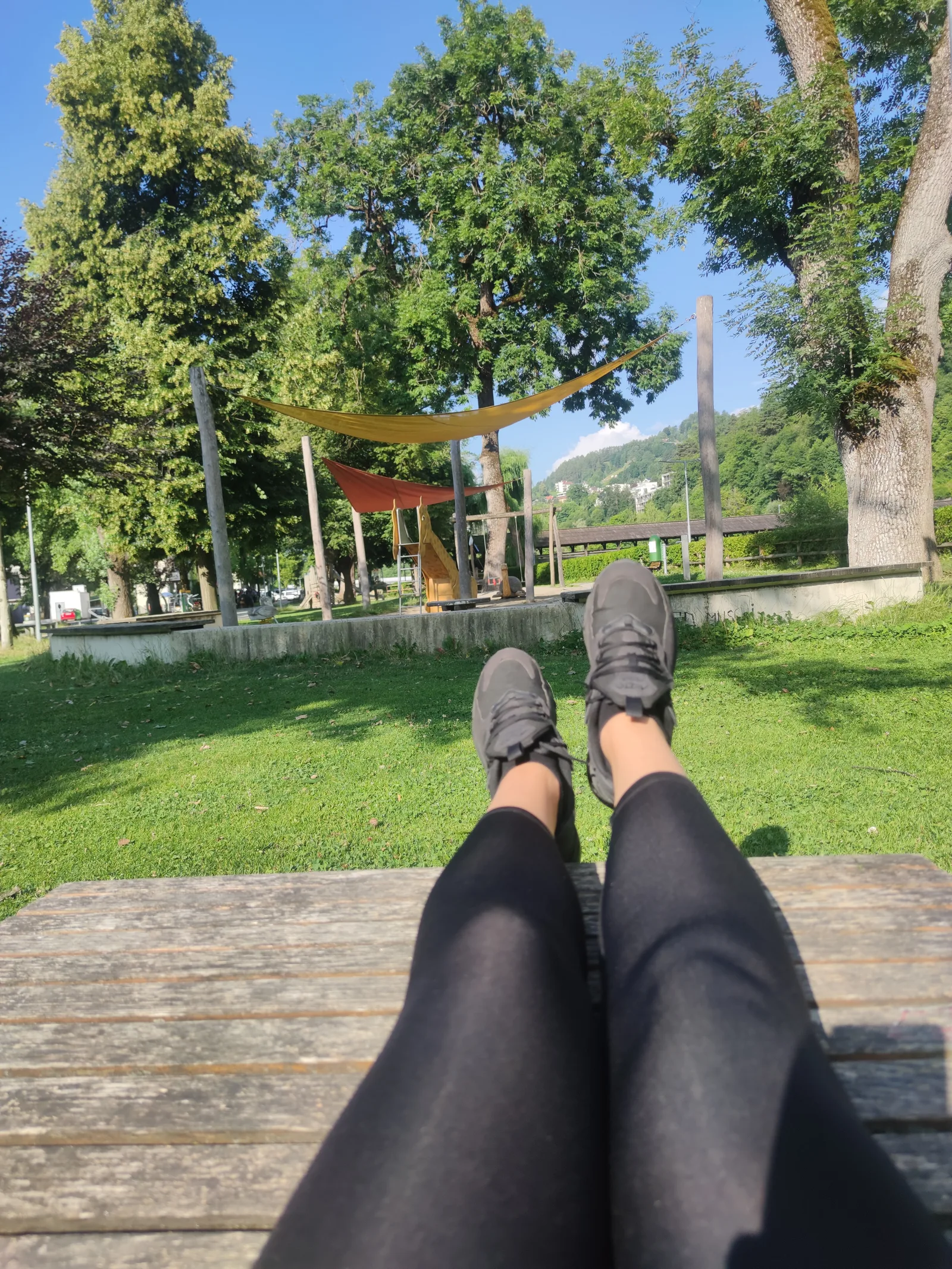 Atmosphere at Huttererpark Innsbruck — travel photo