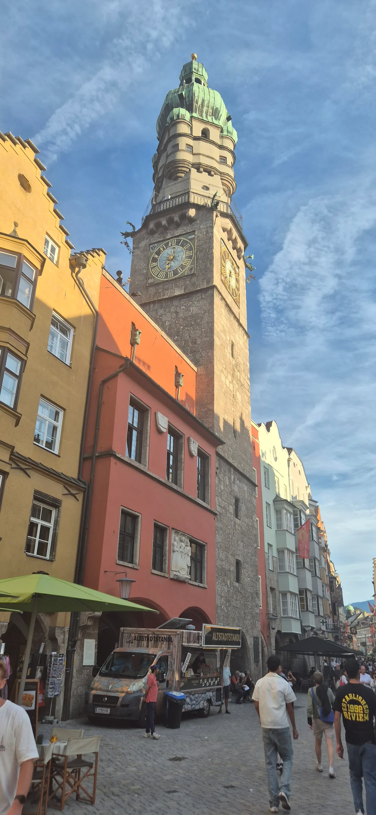 Main view at Innsbrucker Hofgarten Innsbruck — travel photo
