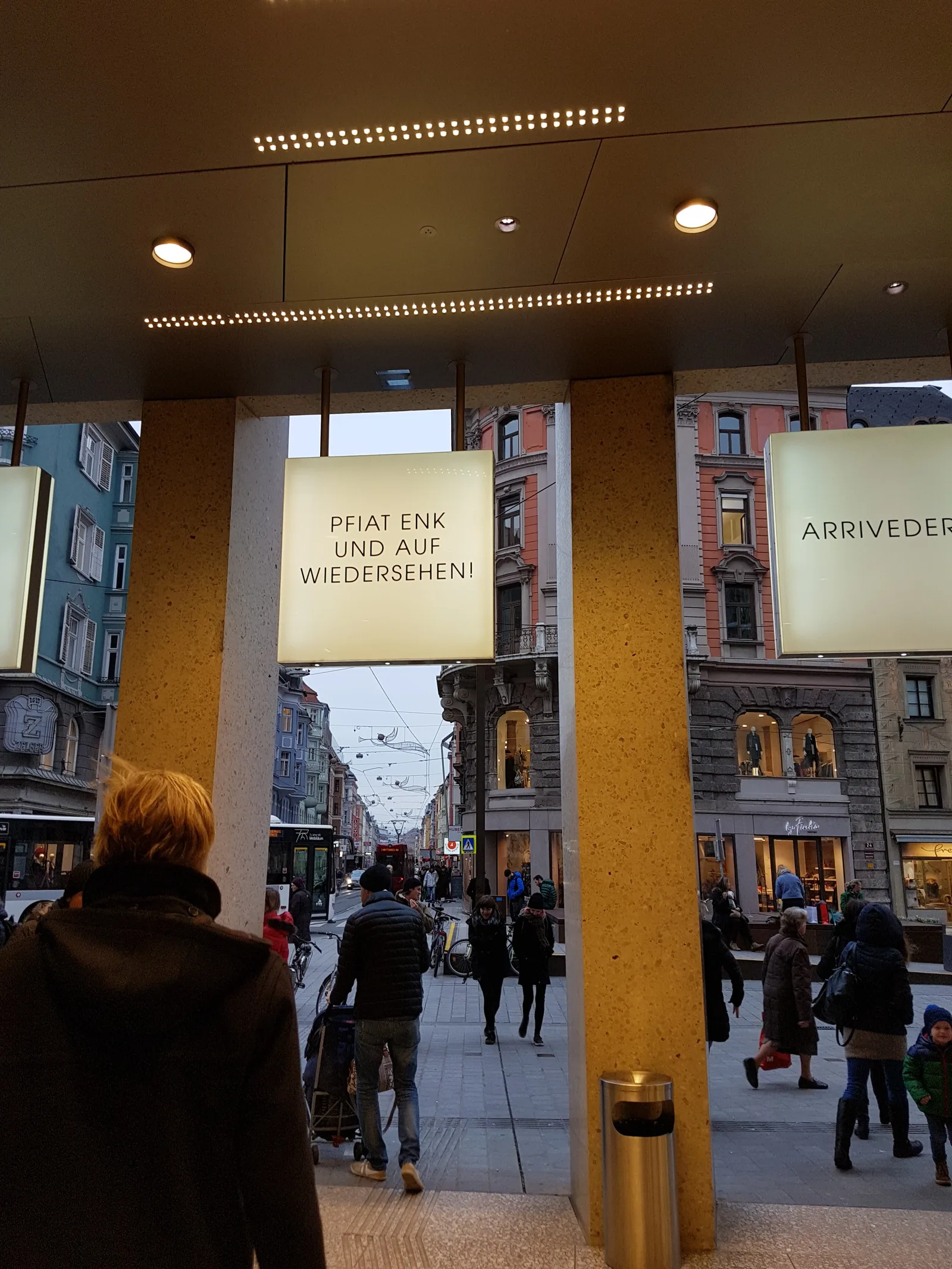 Interior at Kaufhaus Tyrol Innsbruck — travel photo
