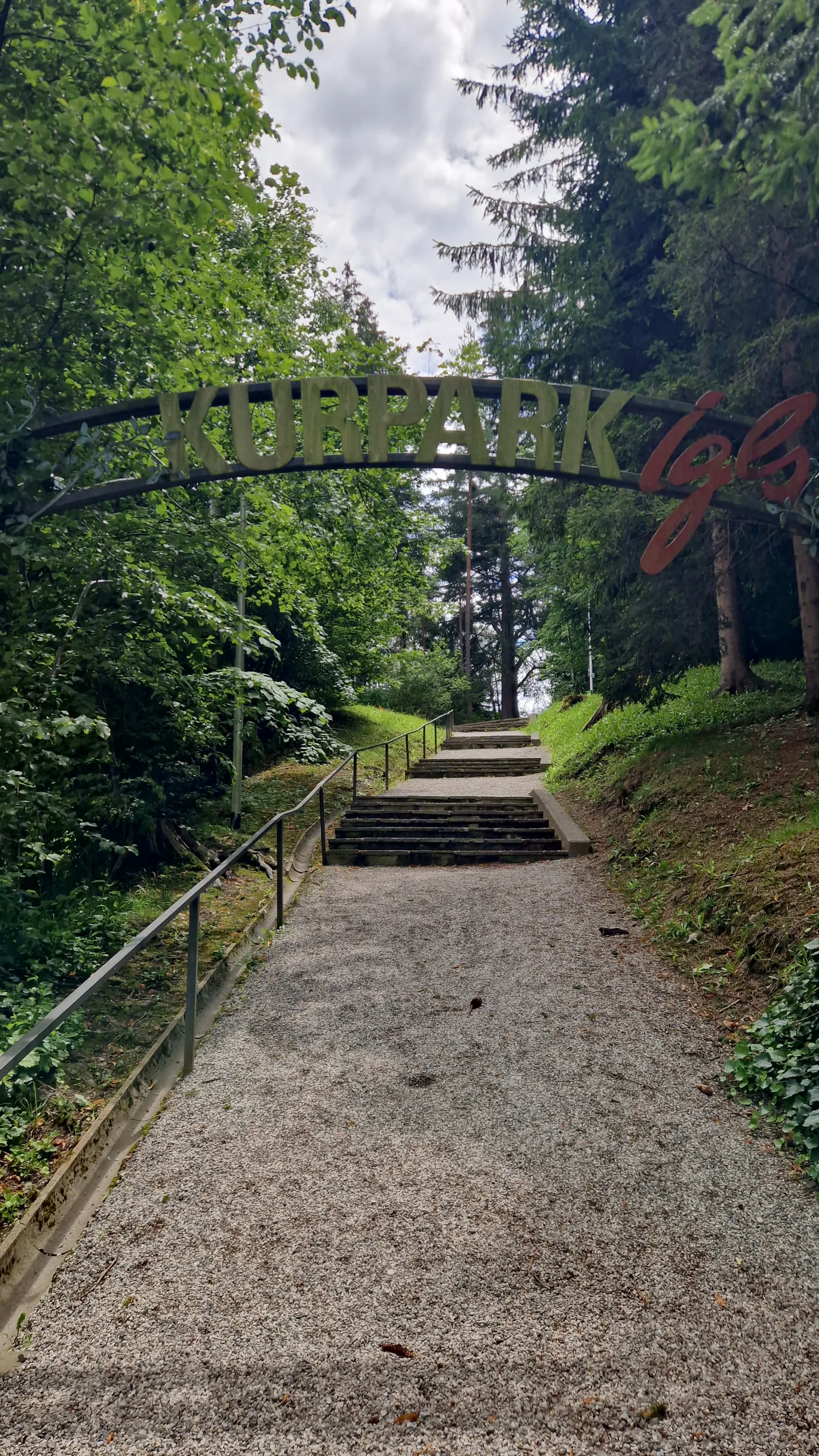 Atmosphere at Kurpark Innsbruck — travel photo