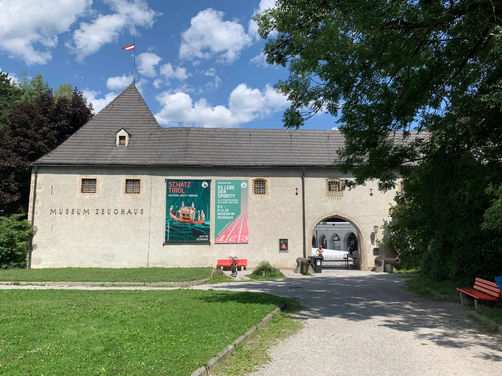 Main view at Museum im Zeughaus / Tiroler Landesmuseen Innsbruck — travel photo