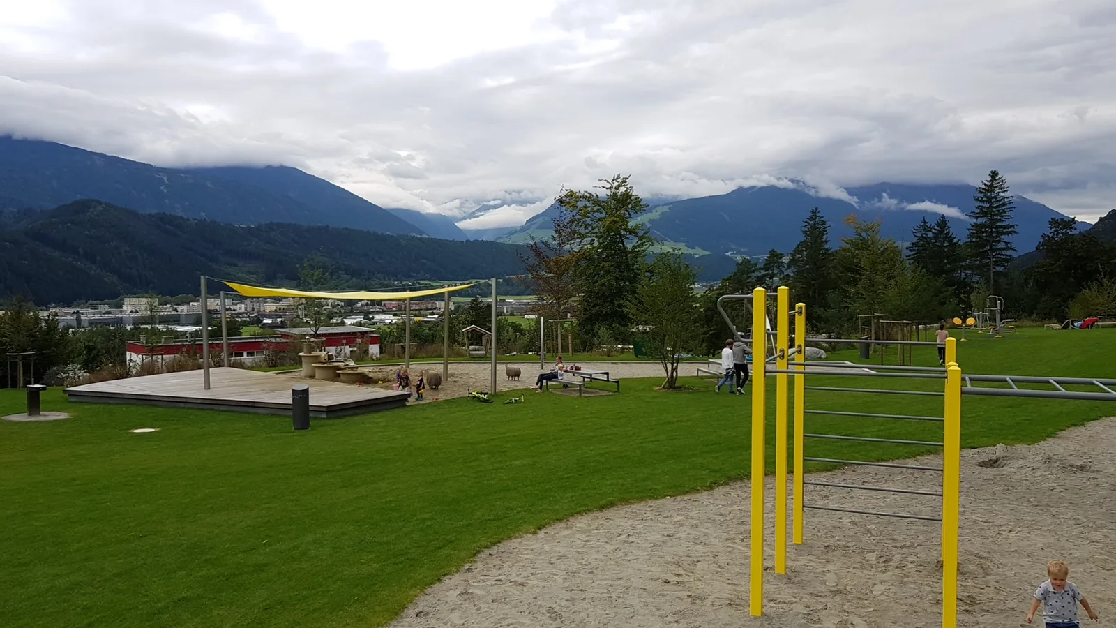 Details at Playground Kranebitten Innsbruck — travel photo