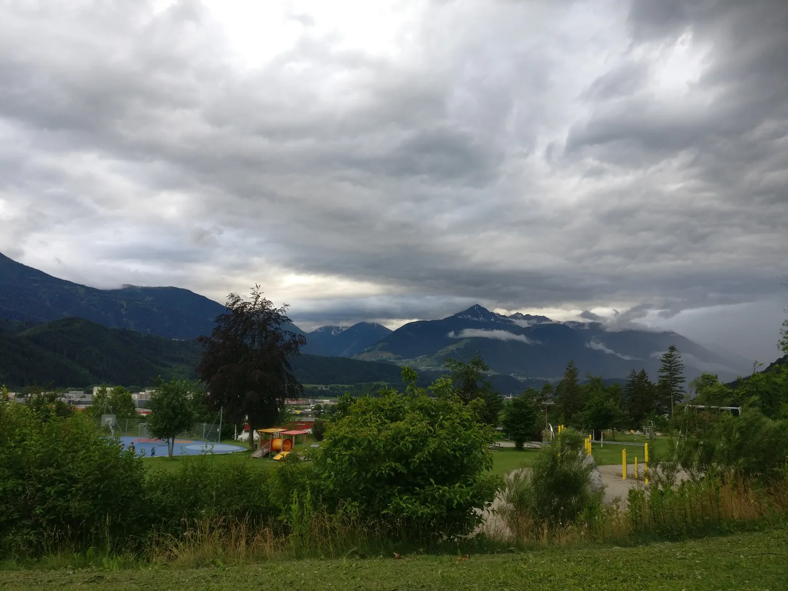 Atmosphere at Playground Kranebitten Innsbruck — travel photo
