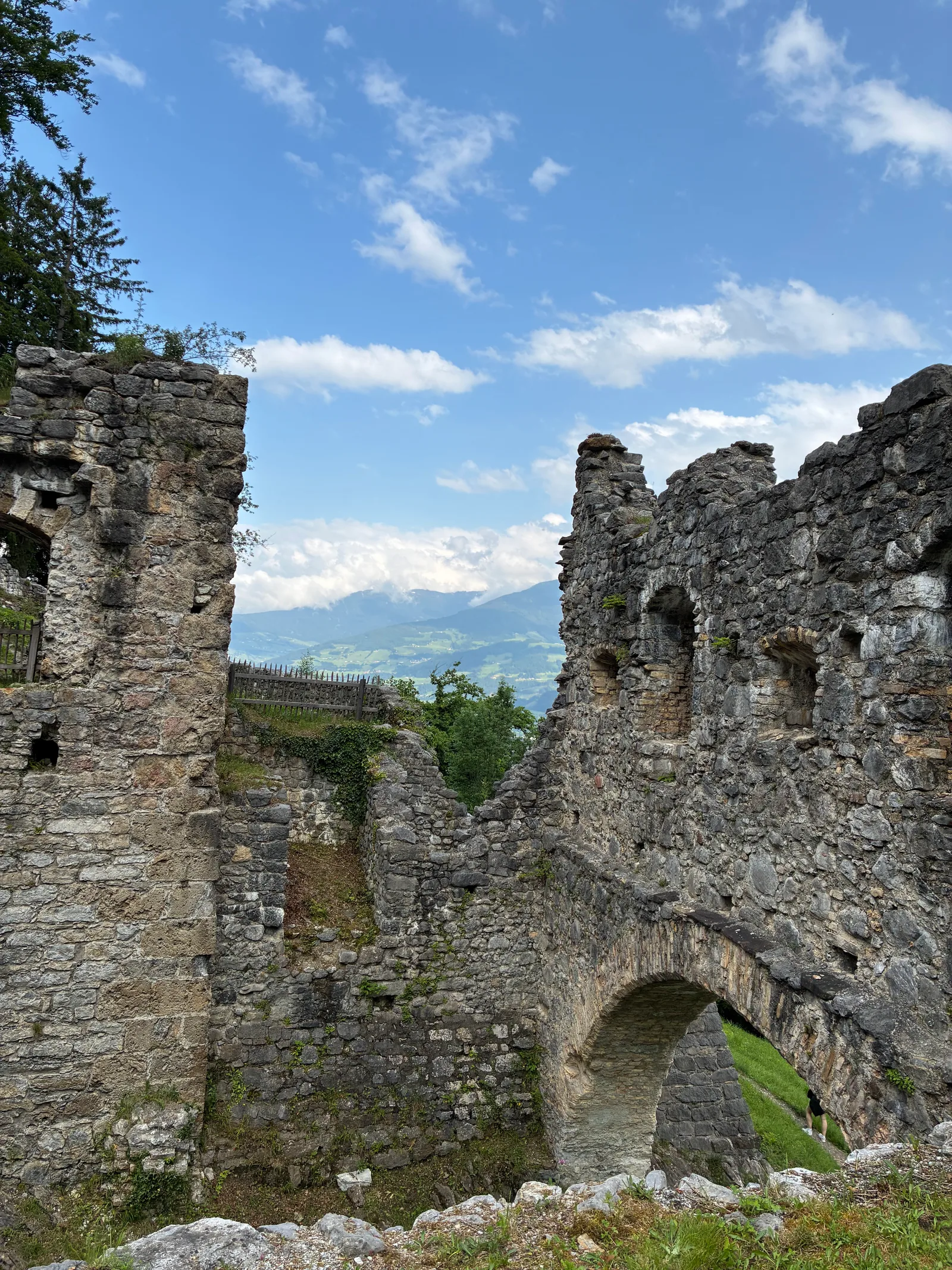 Interior at Thaur Castle Ruins Innsbruck — travel photo