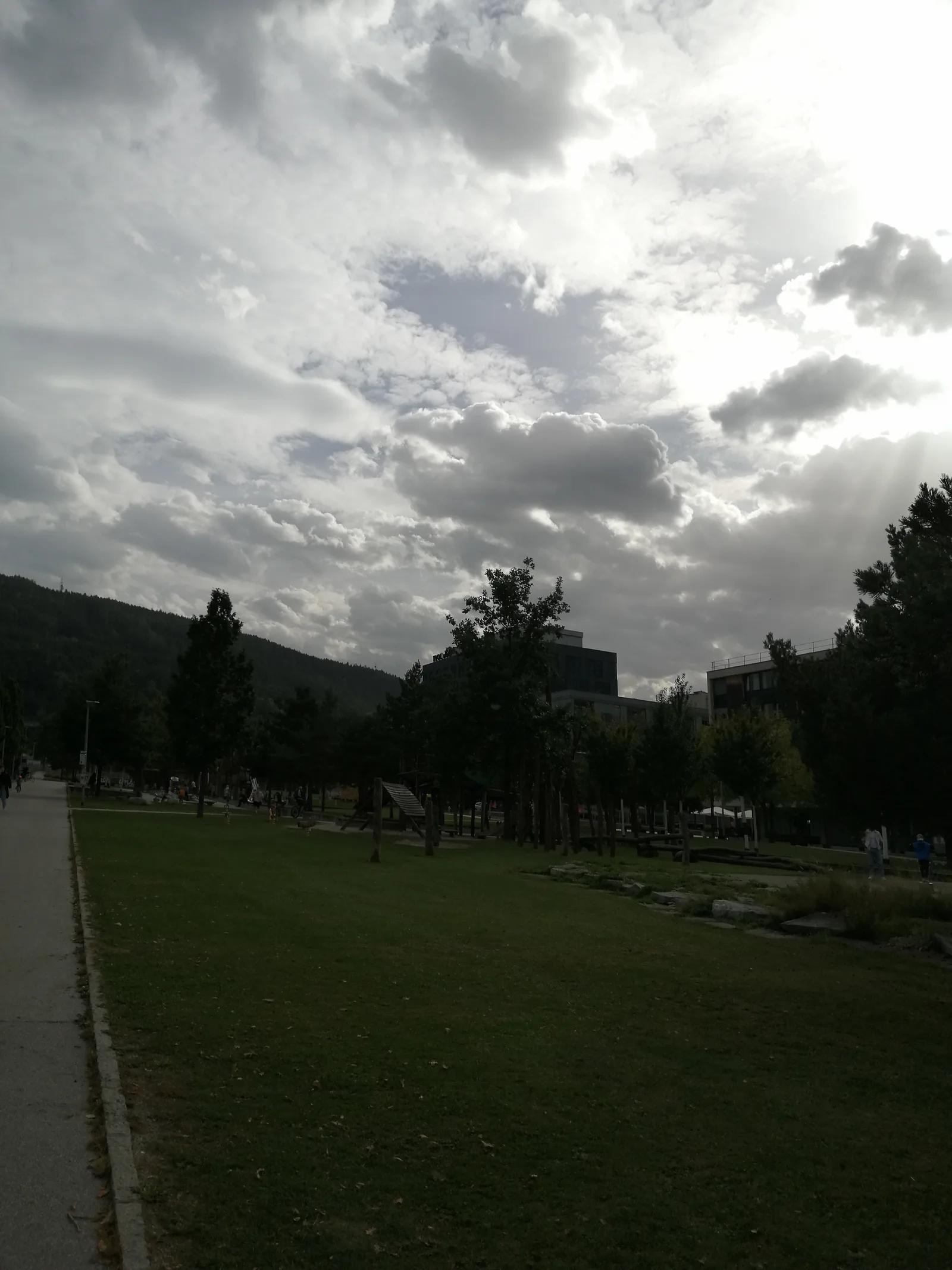 Atmosphere at Tivoli Spielplatz Innsbruck — travel photo