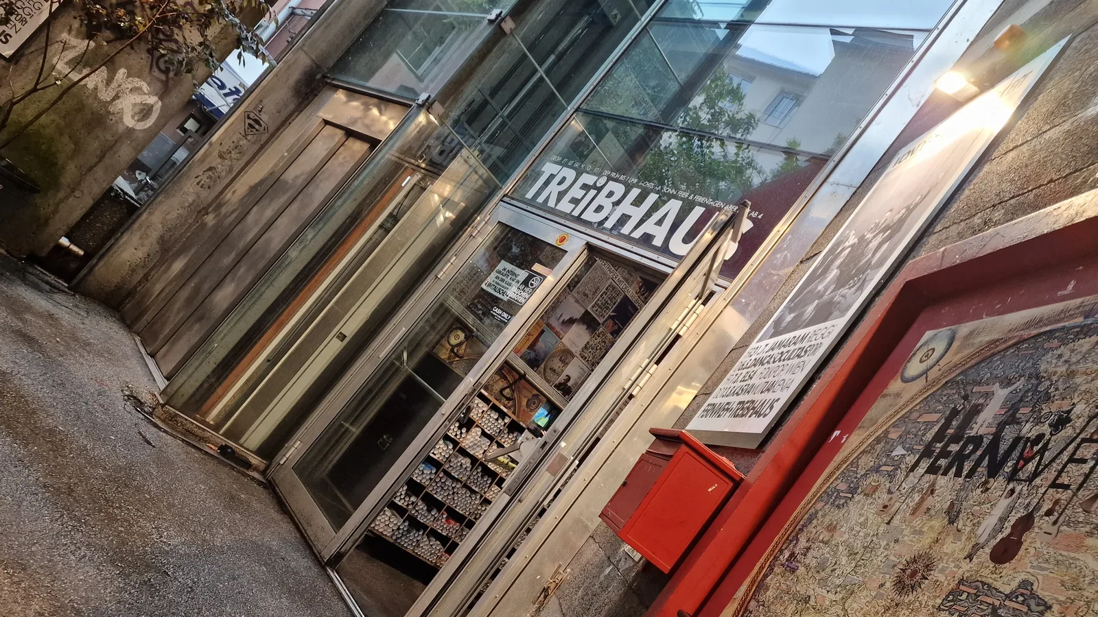 Atmosphere at Treibhaus Innsbruck — travel photo