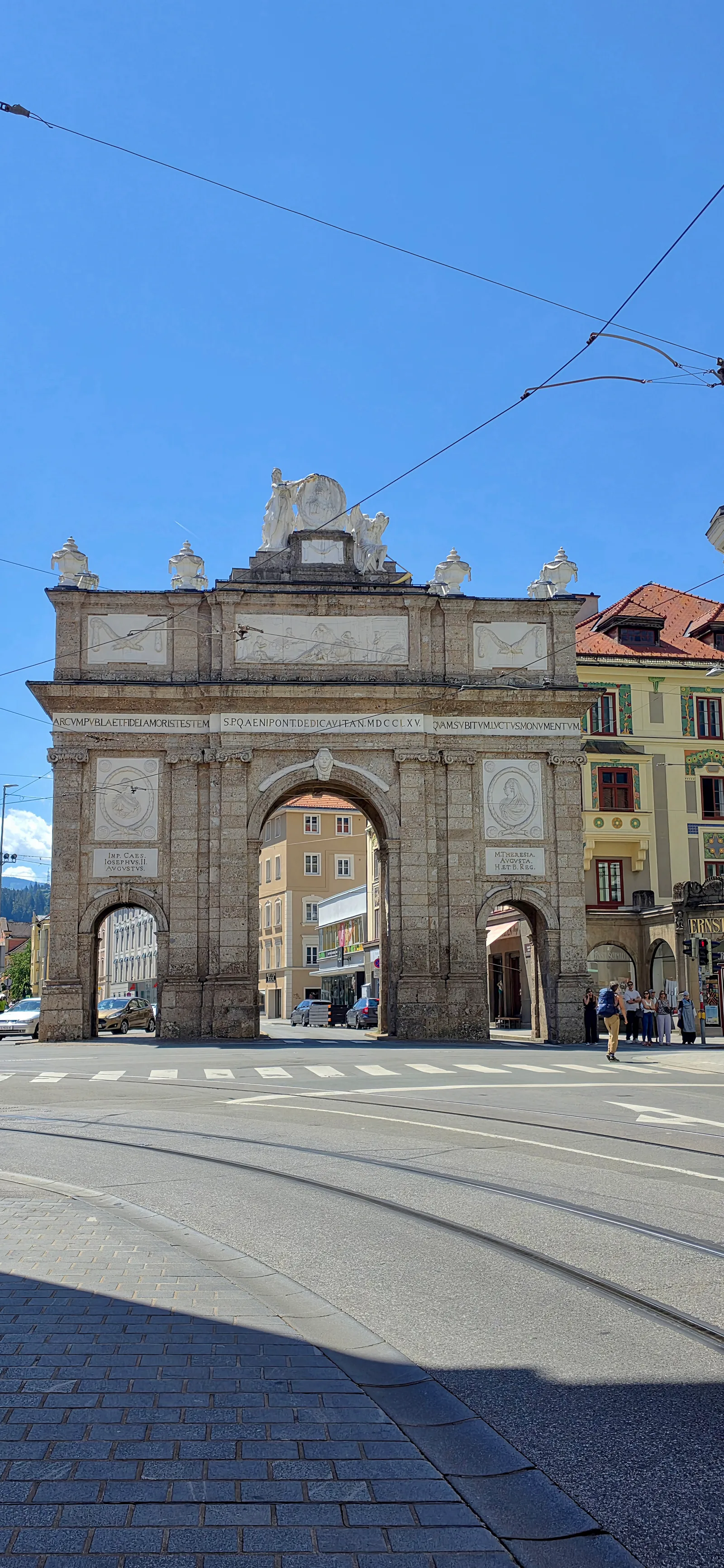 Interior at Triumphal Arch Innsbruck — travel photo