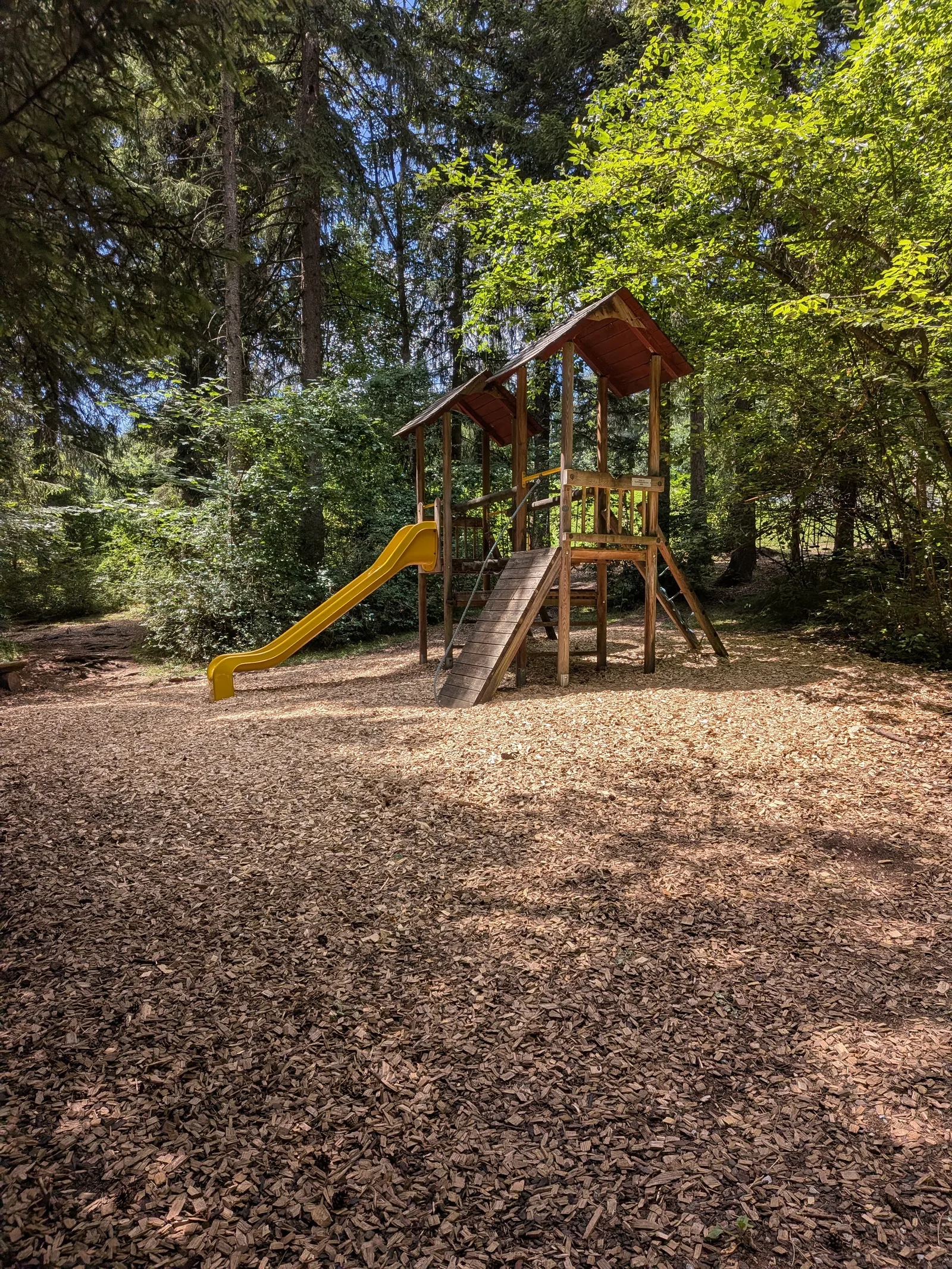 Interior at Waldspielplatz Innsbruck — travel photo