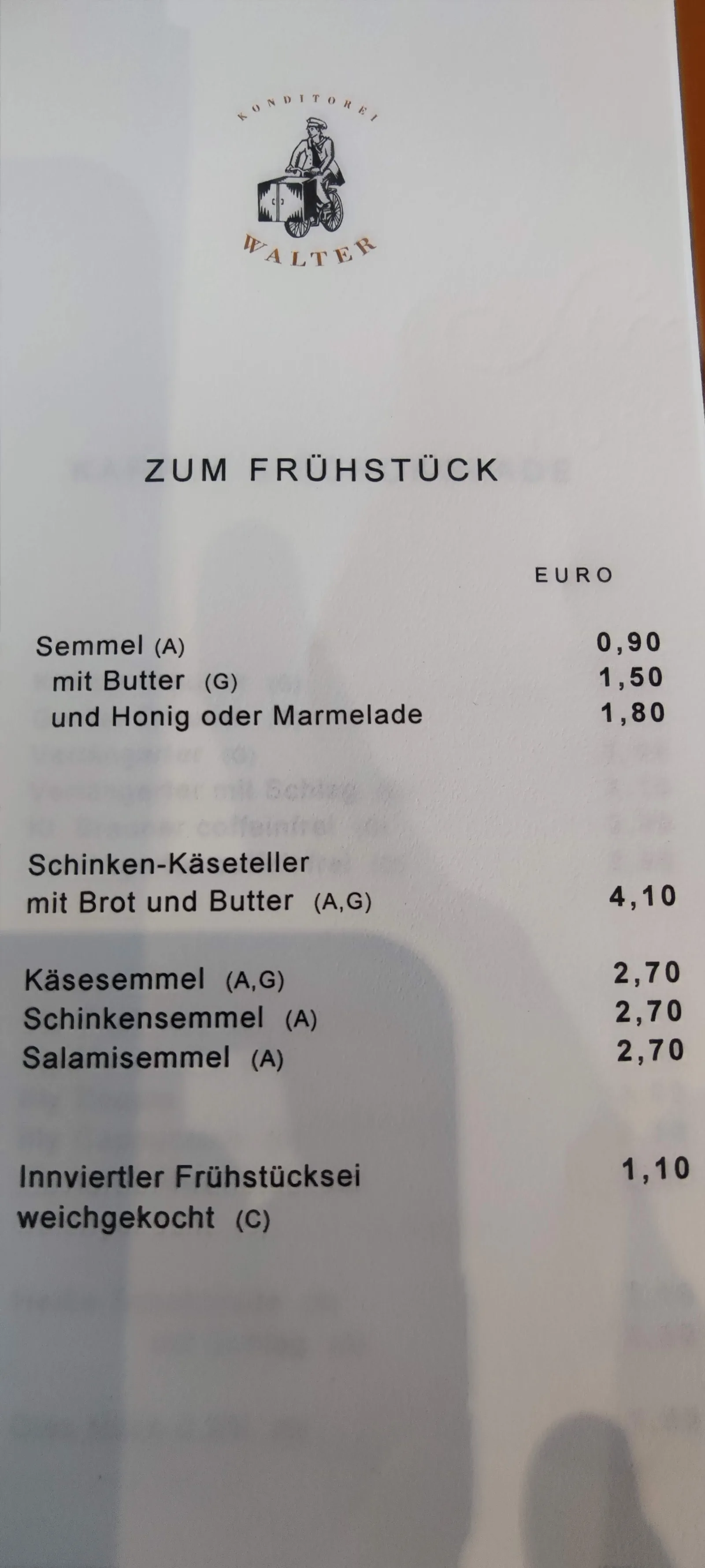 Atmosphere at Wolfi´s Tortenecke Innsbruck — travel photo