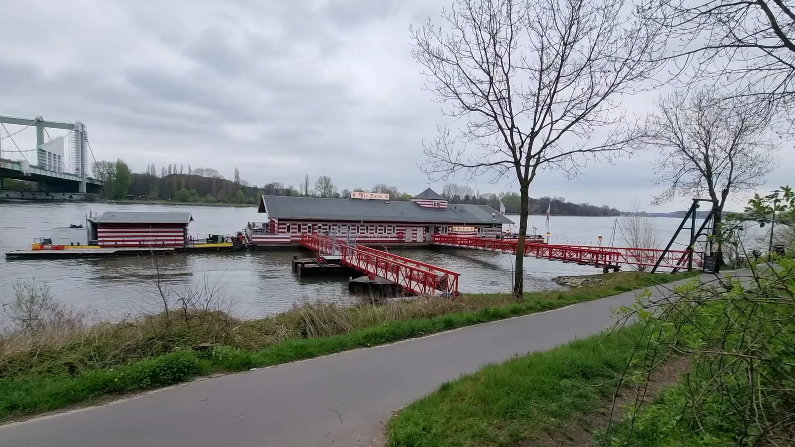 Interior at Cologne Rodenkirchen Bridge Köln — travel photo