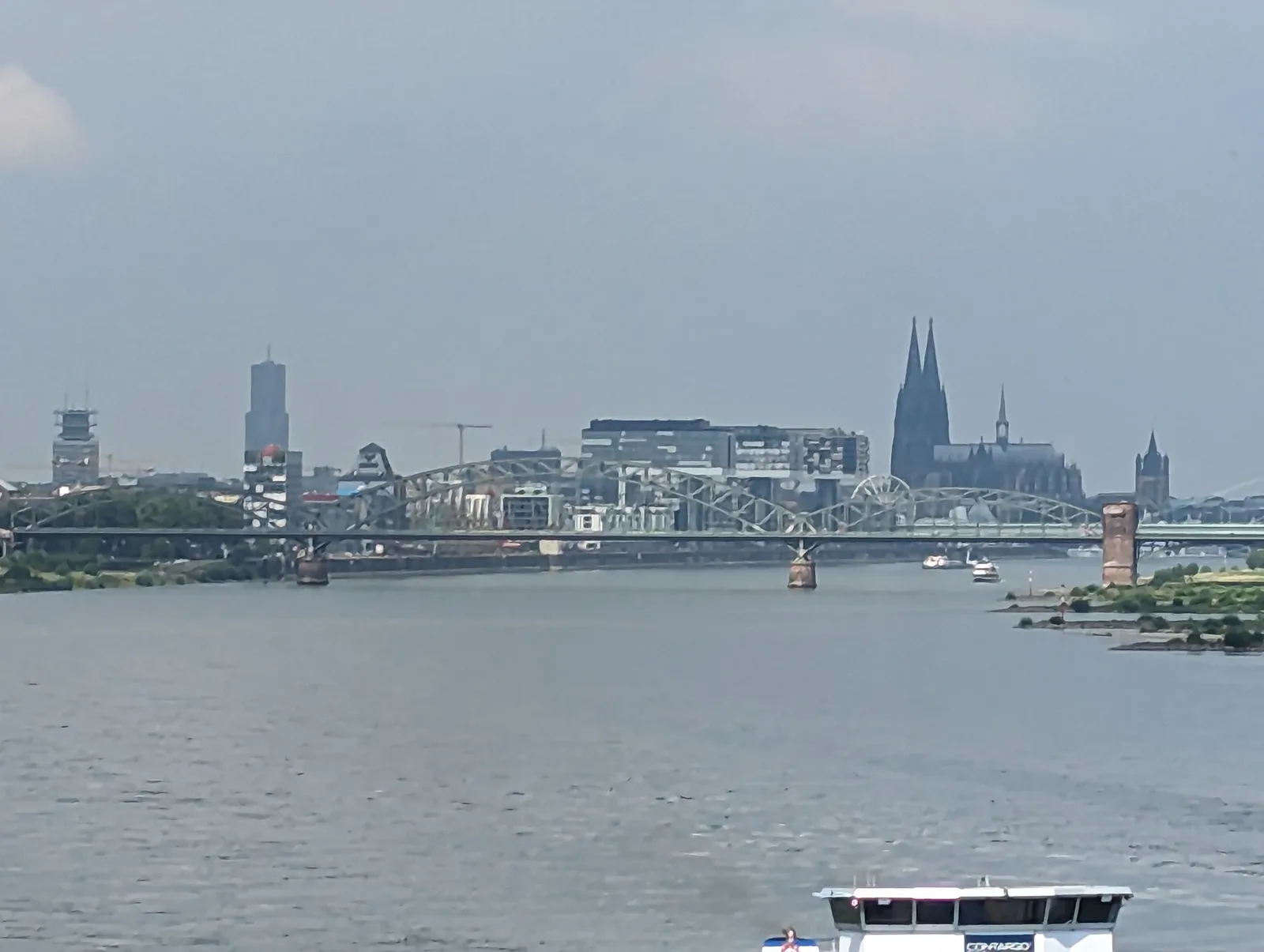 Atmosphere at Cologne Rodenkirchen Bridge Köln — travel photo