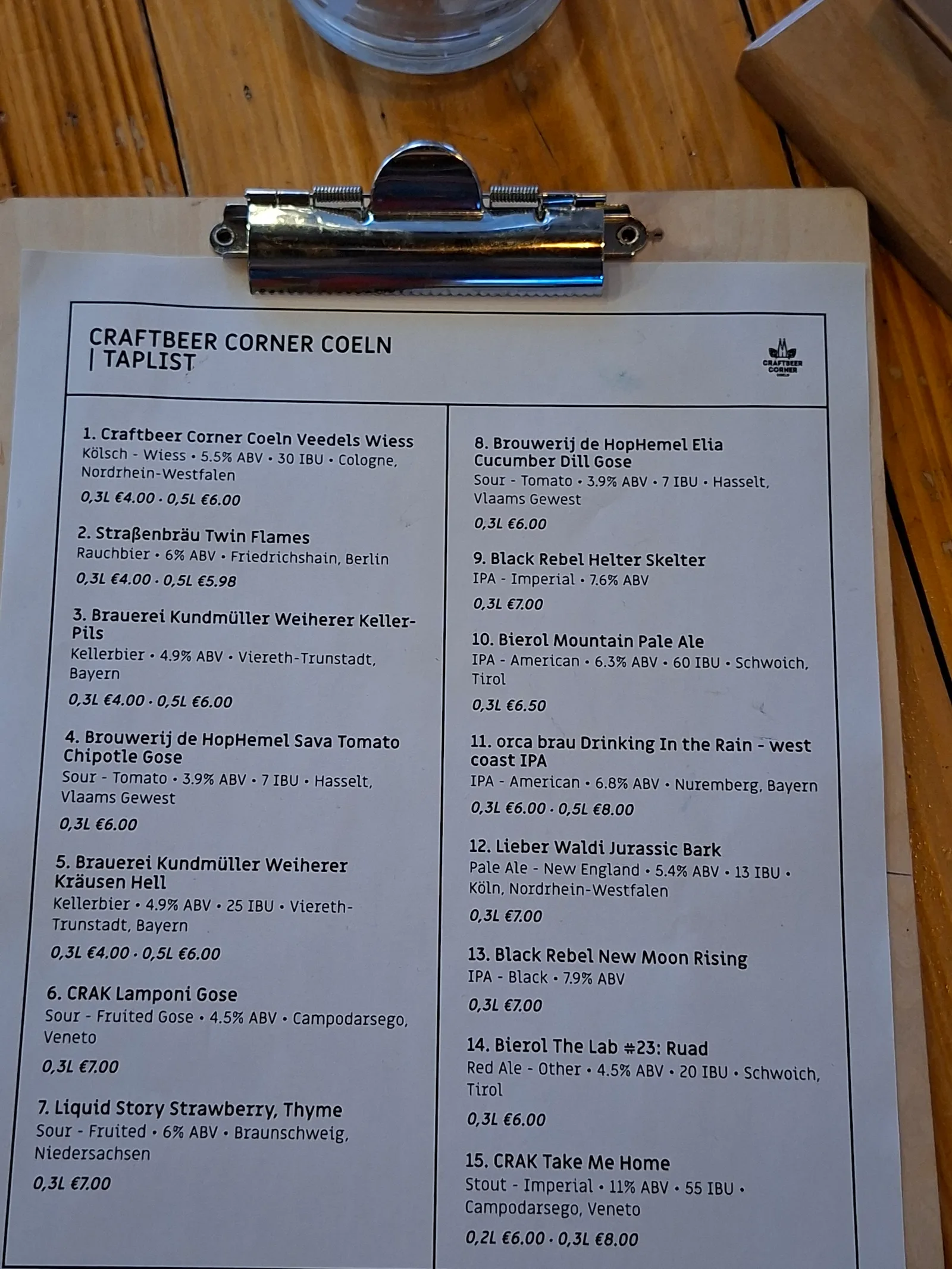 Atmosphere at Craftbeer Corner Köln — travel photo