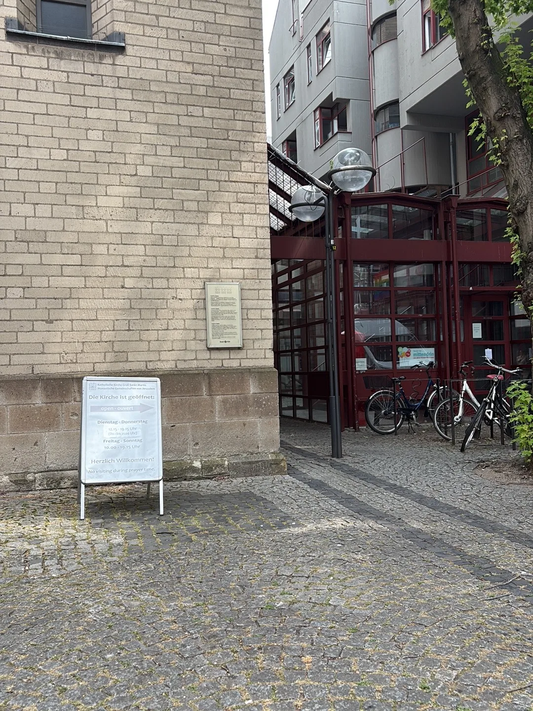 Atmosphere at Great St. Martin Church Köln — travel photo