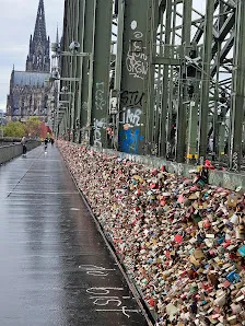 Interior at Hohenzollern Bridge Köln — travel photo