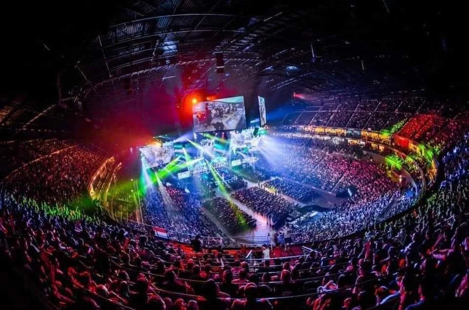 Interior at Lanxess Arena Köln — travel photo