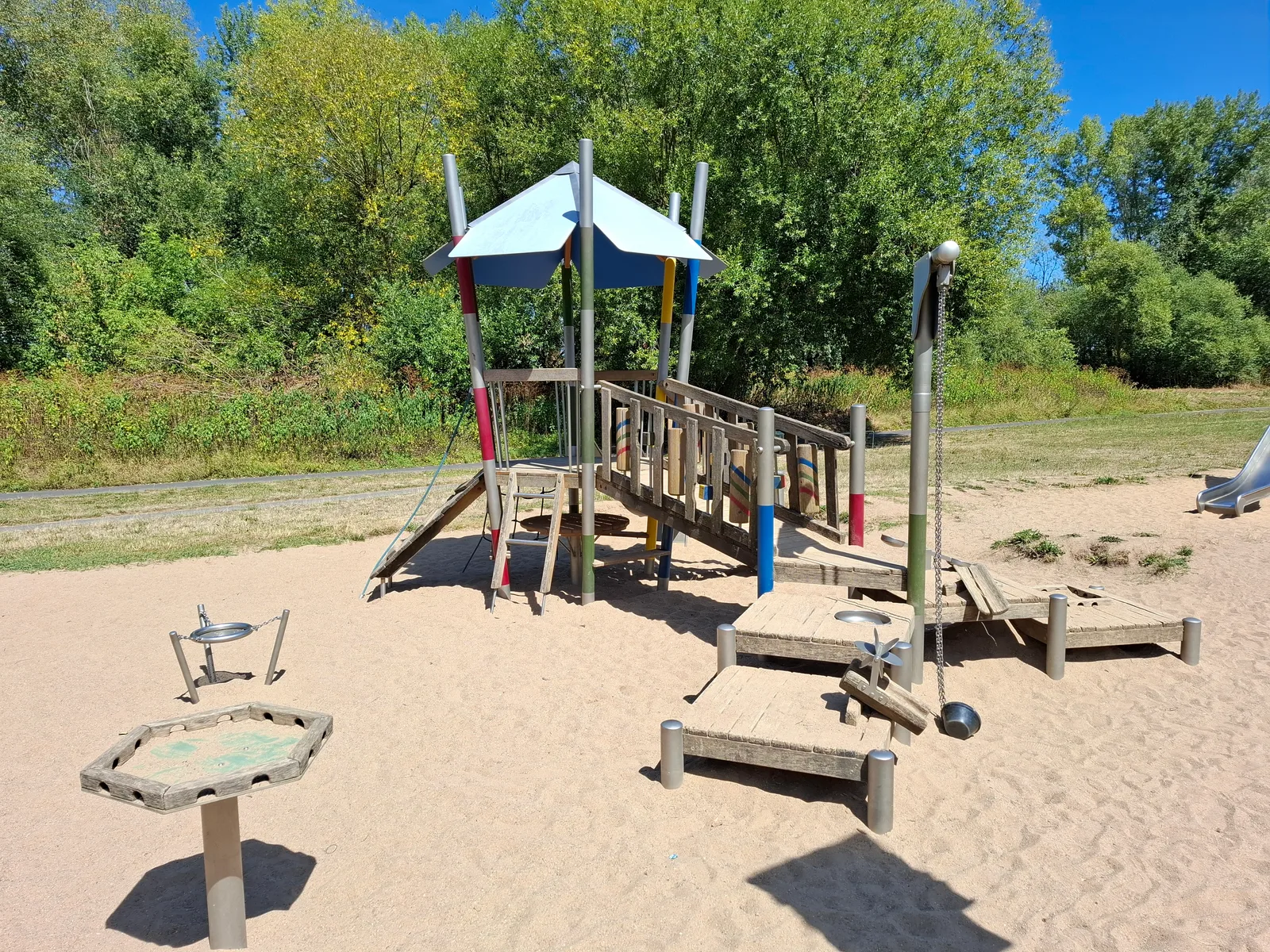 Main view at Playground Rodenkirchener Riviera Köln — travel photo