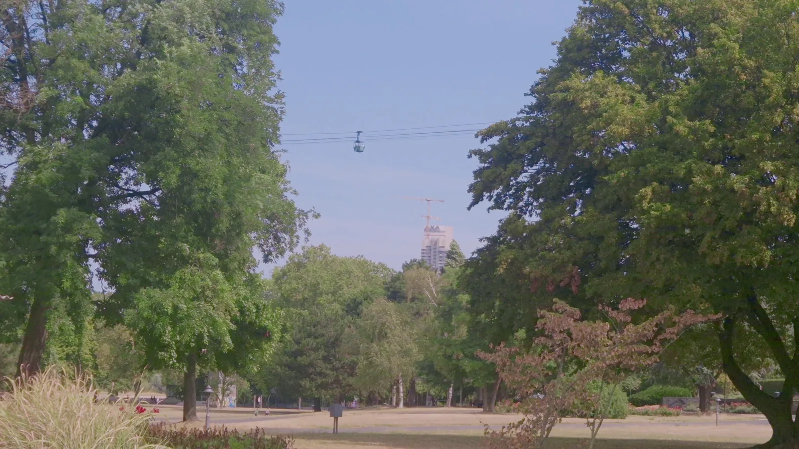 Main view at Rheinpark Köln — travel photo