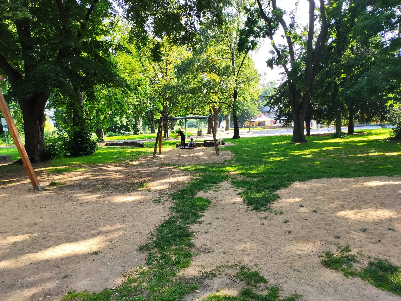 Interior at Spielplatz im Rheinpark Köln — travel photo