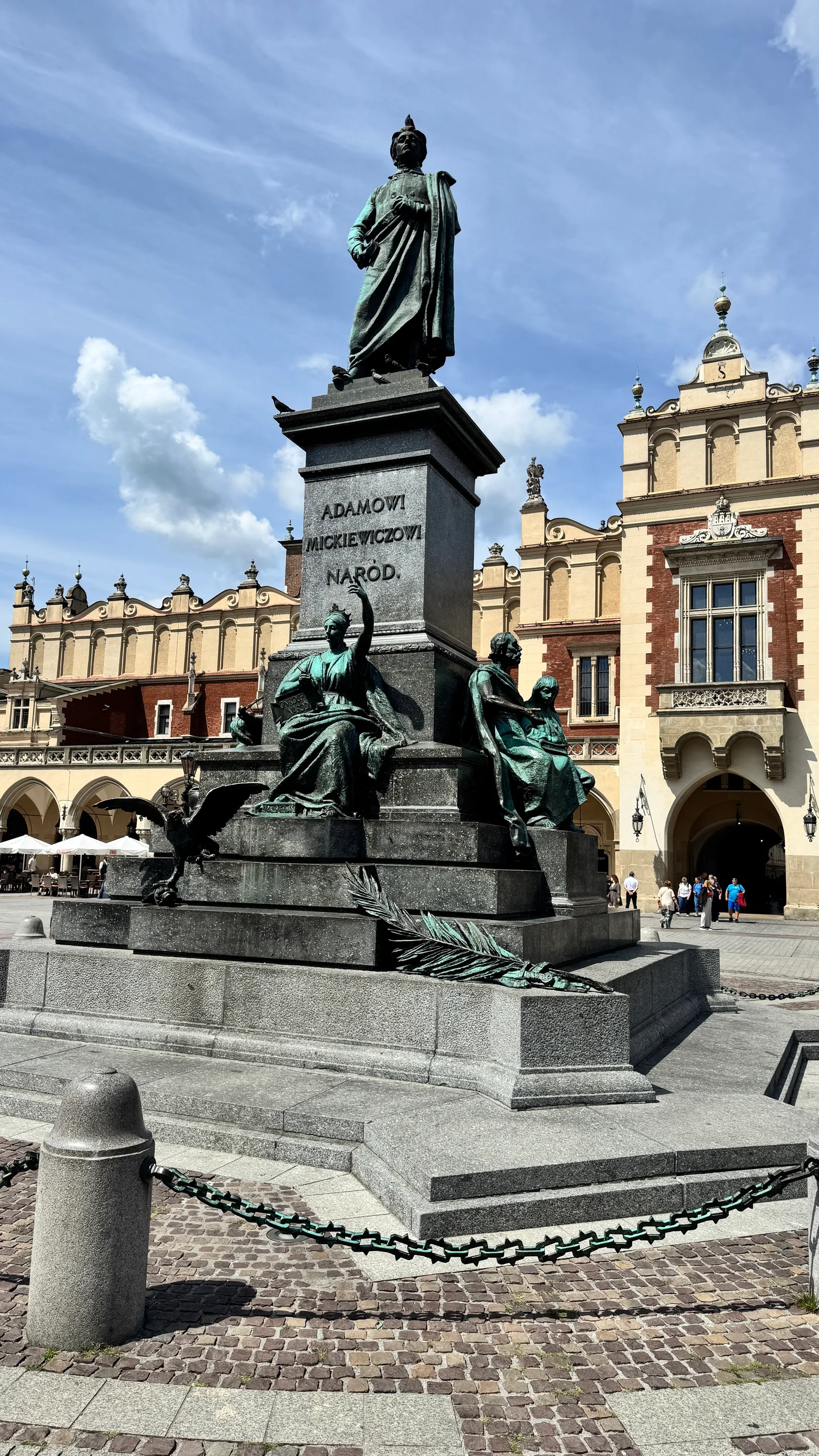 Interior at Adam Mickiewicz Monument Kraków — travel photo