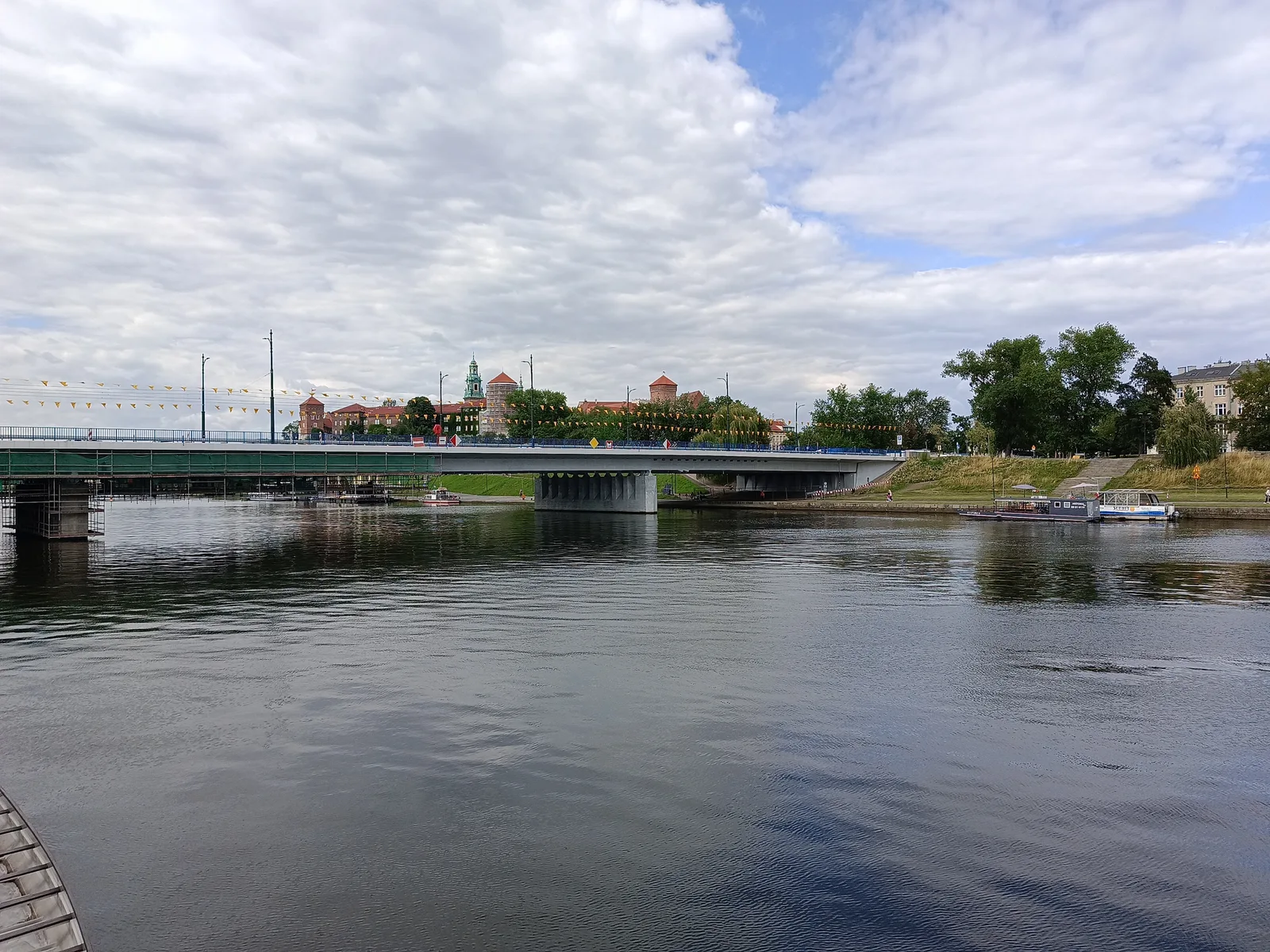 Main view at Grunwald Bridge Kraków — travel photo