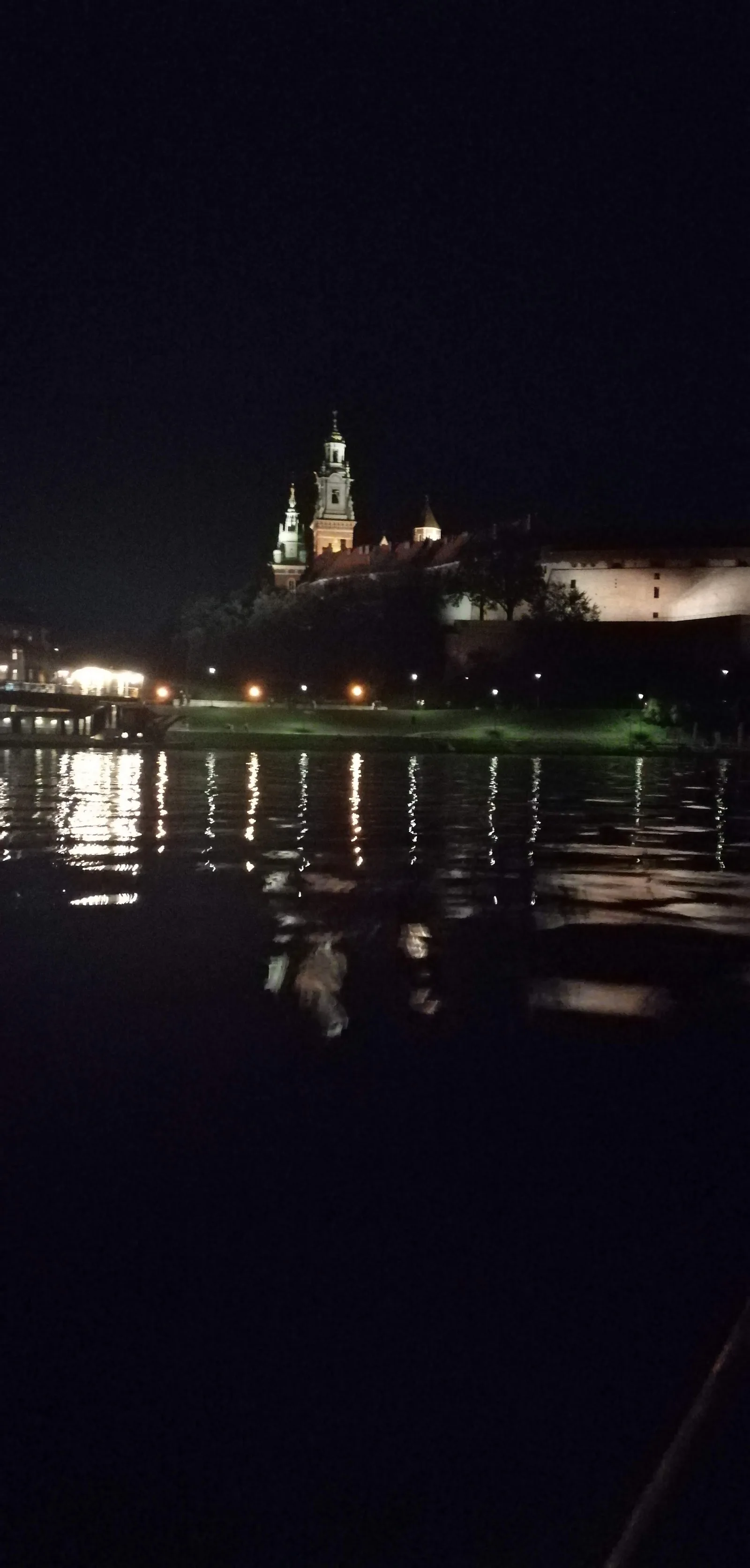 Atmosphere at Grunwald Bridge Kraków — travel photo