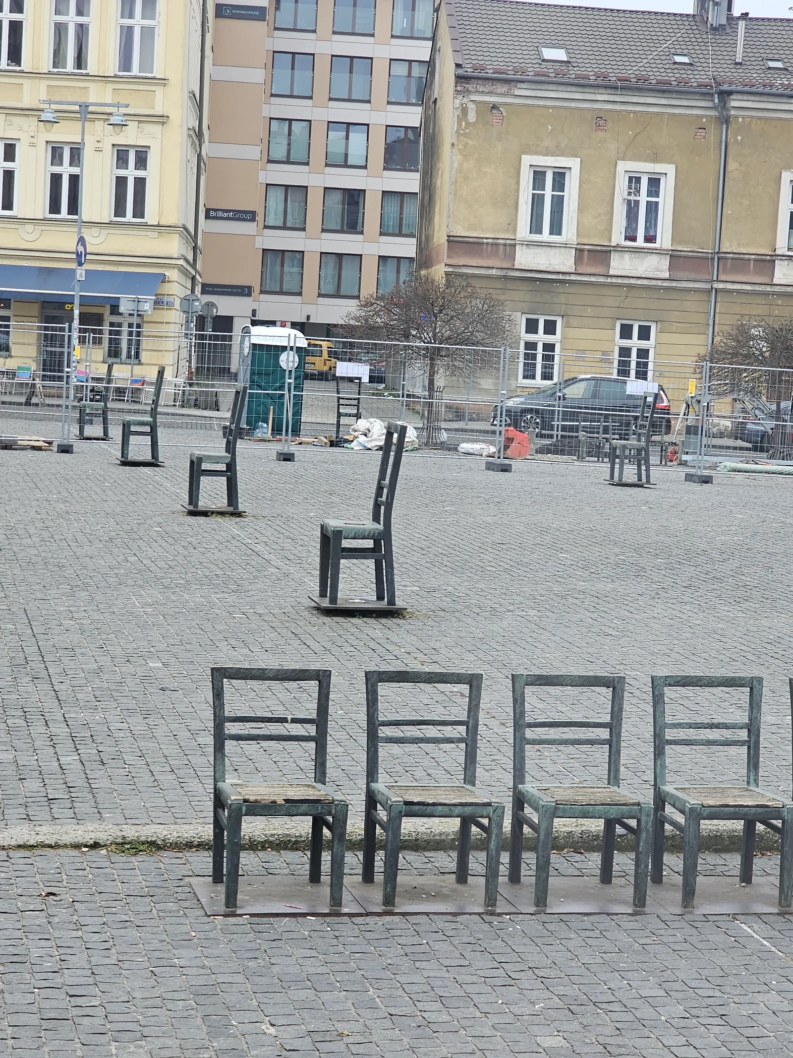 Details at Jewish Ghetto Memorial Kraków — travel photo