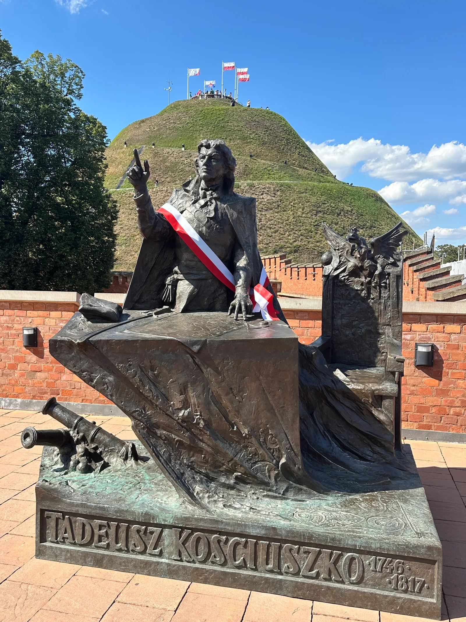 Main view at Kopiec Kościuszki Kraków — travel photo